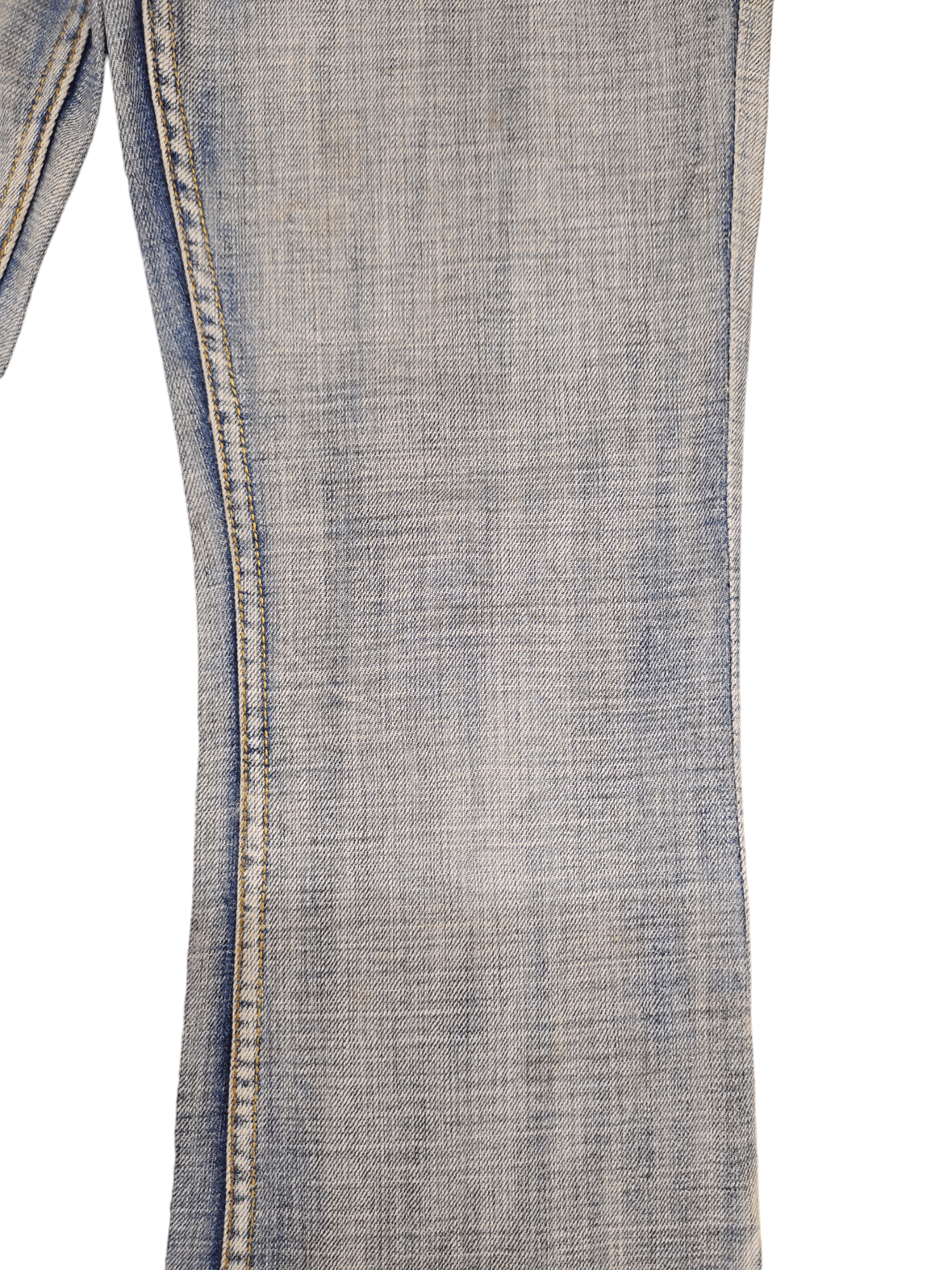Diesel Flare Jeans Diesel D Logo Faded Low Rise Boot Cut Y2k Goa Size US 29 - 15 Thumbnail