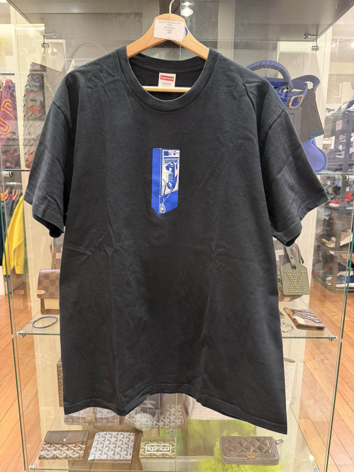 Supreme Payphone Tee - Black