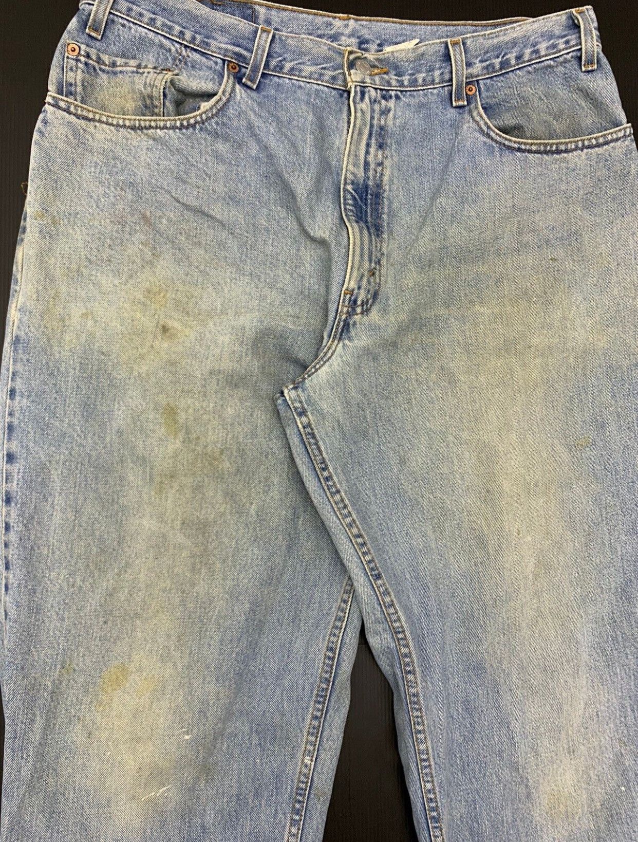 Levi's Vintage 90s Levis Baggy Tapered Leg Jeans Size US 38 / EU 54 - 4 Thumbnail