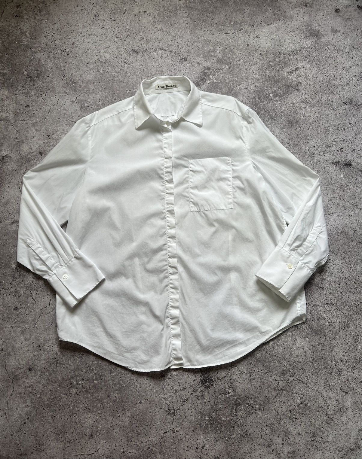 Acne Studios Cotton Shirt Button Up Long Sleeve