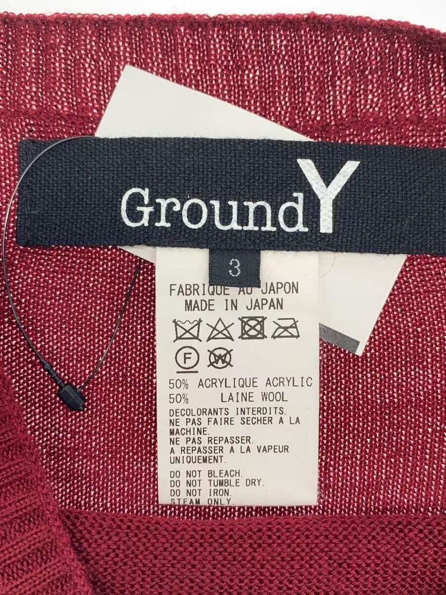 Yohji Yamamoto Ground Y WOOL LONG SLIT KNIT GV-K01-950 Size US L / EU 52-54 / 3 - 3 Thumbnail