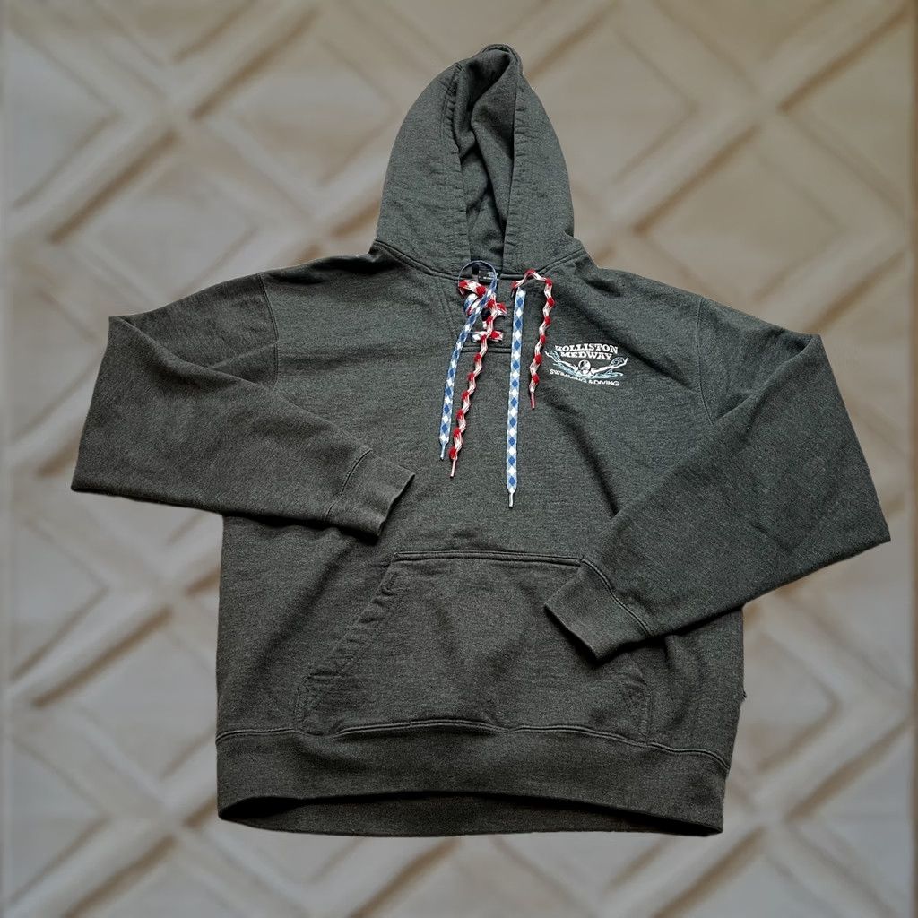 Logo 7 Pennant Hoodie Mens Small Gray Logo Pullover Sweatshirt North American Pennant Sportswear Size US S / EU 44-46 / 1 - 1 Thumbnail