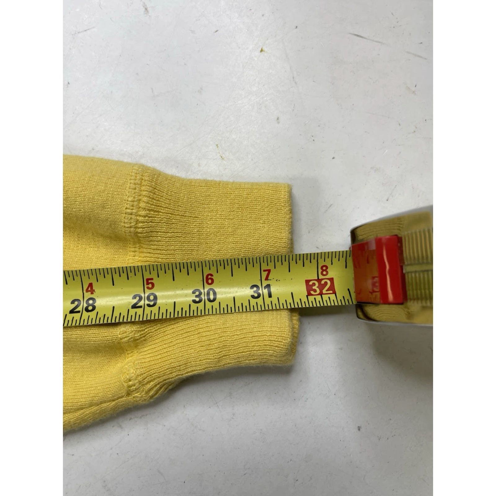 Ralph Lauren Polo Ralph Lauren Cotton Crewneck Pullover Sweater Yellow Mens XL Logo Ribbed Size US XL / EU 56 / 4 - 4 Thumbnail