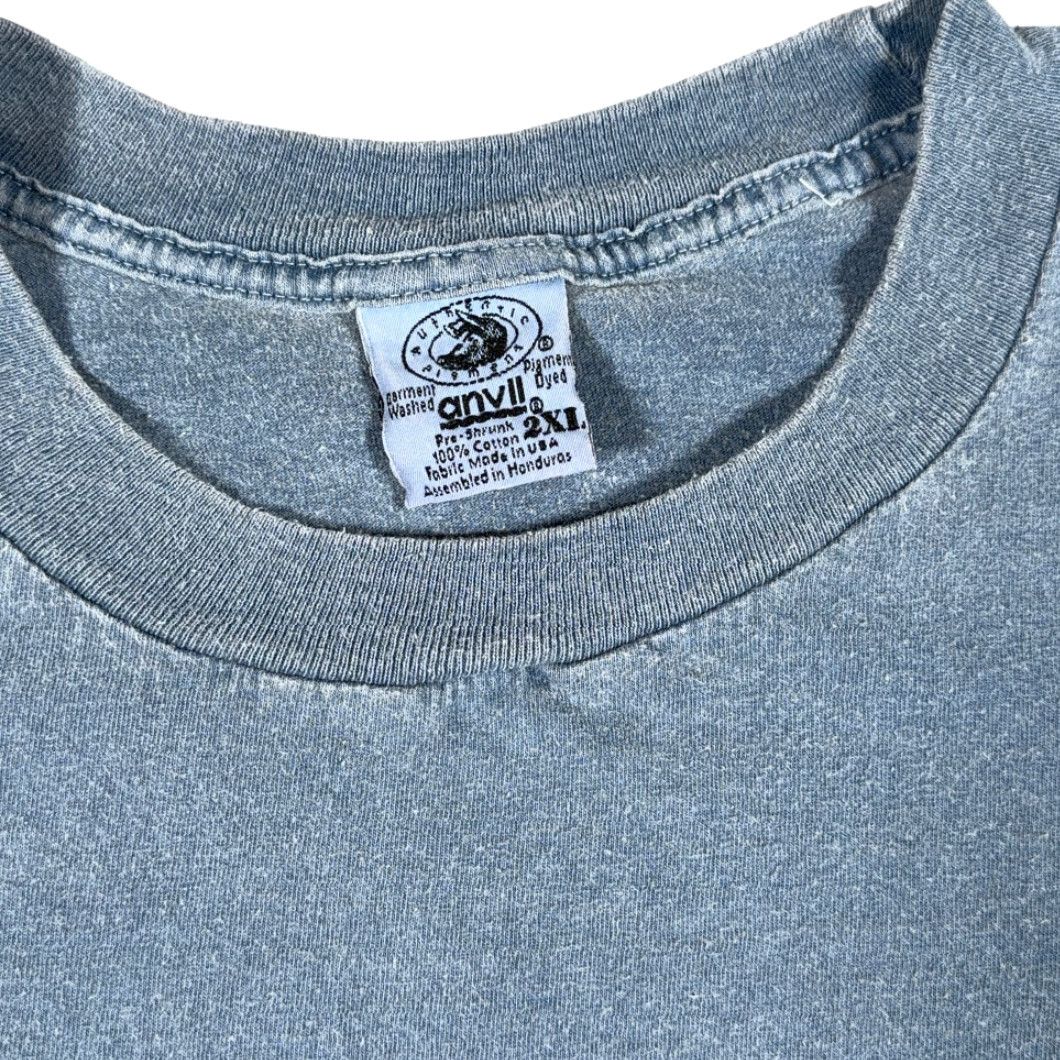 Anvil VINTAGE Chicago Shirt 2XL Navy Blue Adult T-Shirt 90s Anvil Authentic Pigment Dyed Navy Pier Chicago Mens Size US XXL / EU 58 / 5 - 3 Thumbnail