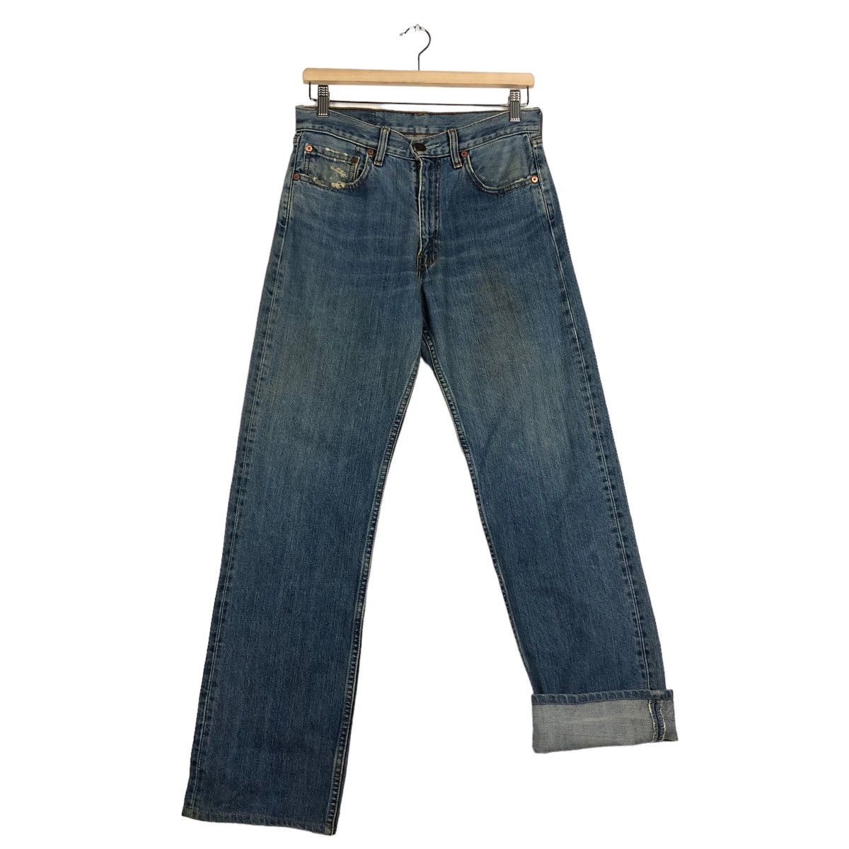 Levi's 🔥Rare Distressed Denim Jeans Levi’s Made in USA Size US 30 / EU 46 - 9 Thumbnail