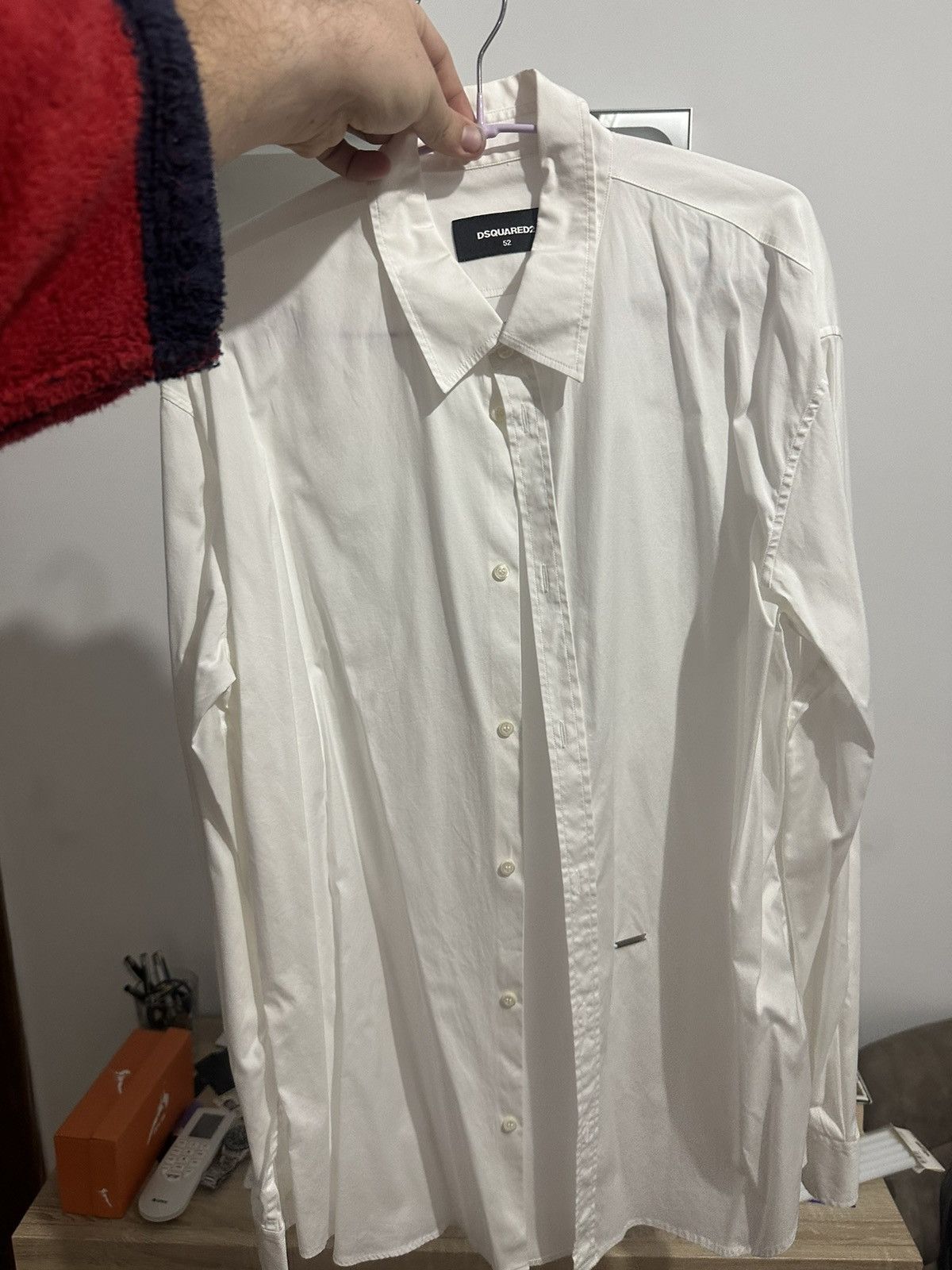 Dsquared2 Dsquared2 White Shirt Size US L / EU 52-54 / 3 - 1 Thumbnail