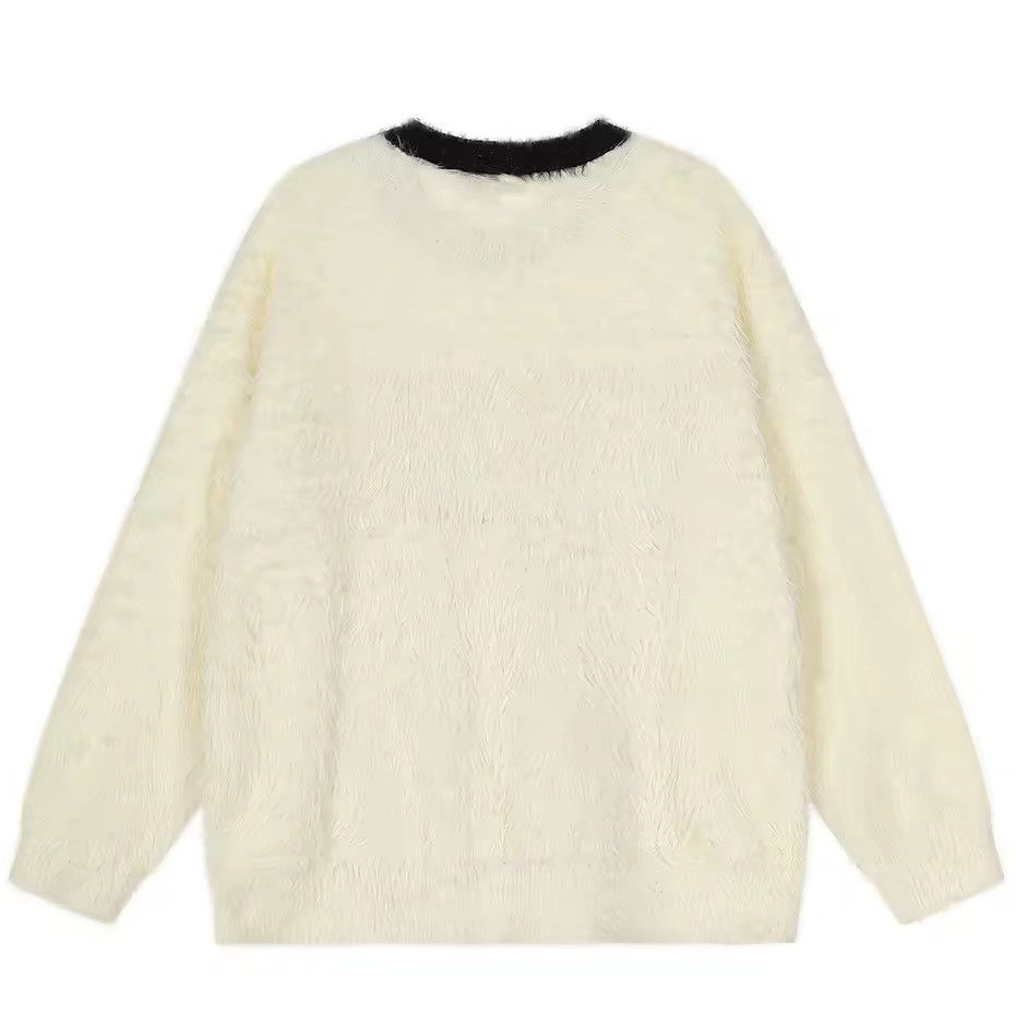 Other Vintage Y2k Oversized Knit Streetwear Hip Hop Sweater Jumper Size US L / EU 52-54 / 3 - 2 Thumbnail