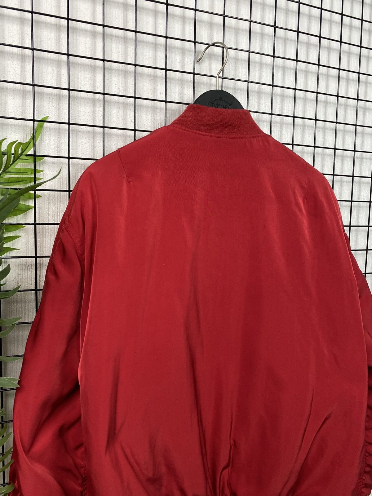 Vintage MA-1 Bomber Jacket Free size Men Red Military style Size US L / EU 52-54 / 3 - 23 Thumbnail