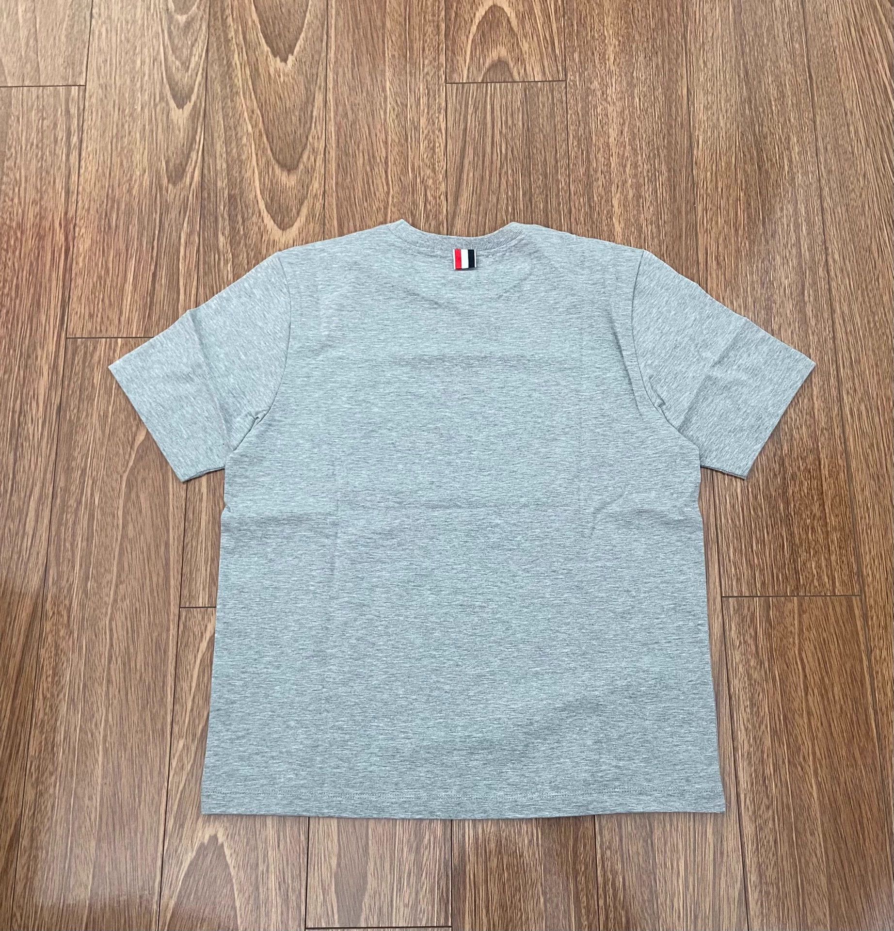 Thom Browne THOM BROWNE Basic Crewneck Solid Short Sleeve T-Shirt 46 New Size US S / EU 44-46 / 1 - 2 Thumbnail