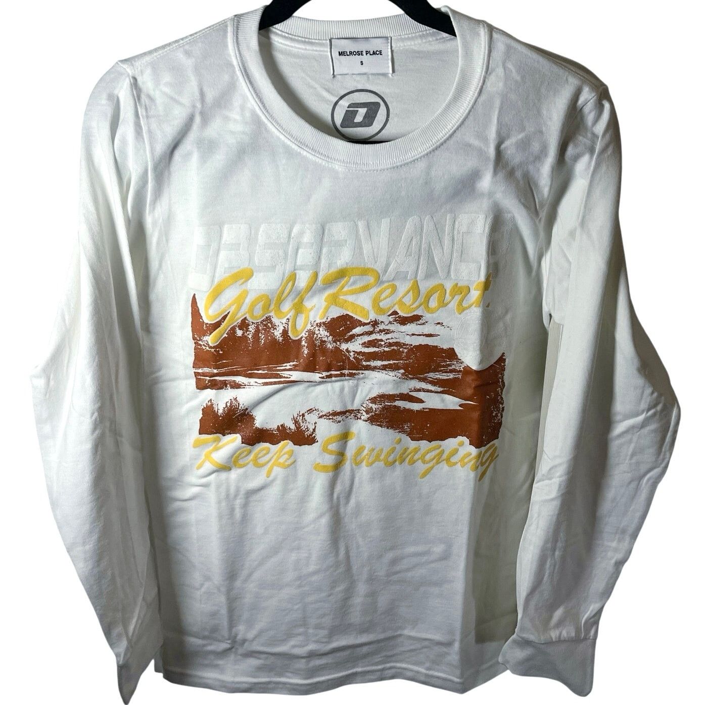 Melrose •NEW• MELROSE PLACE White Golf tee • Size Small Size US S / EU 44-46 / 1 - 2 Thumbnail