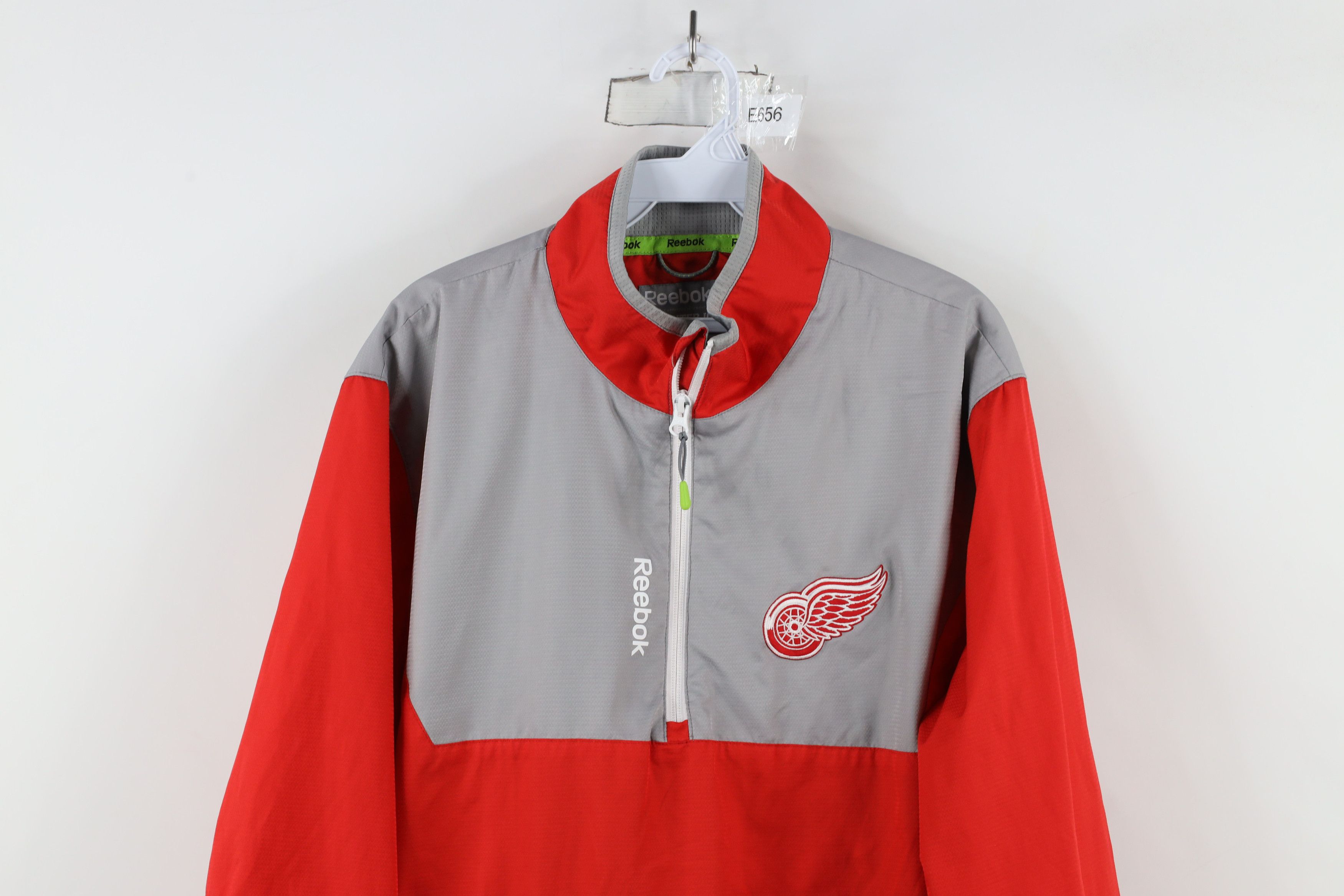 Reebok × Vintage Reebok Center Ice Red Wings Hockey Half Zip Pullover Jacket Size US L / EU 52-54 / 3 - 2 Thumbnail
