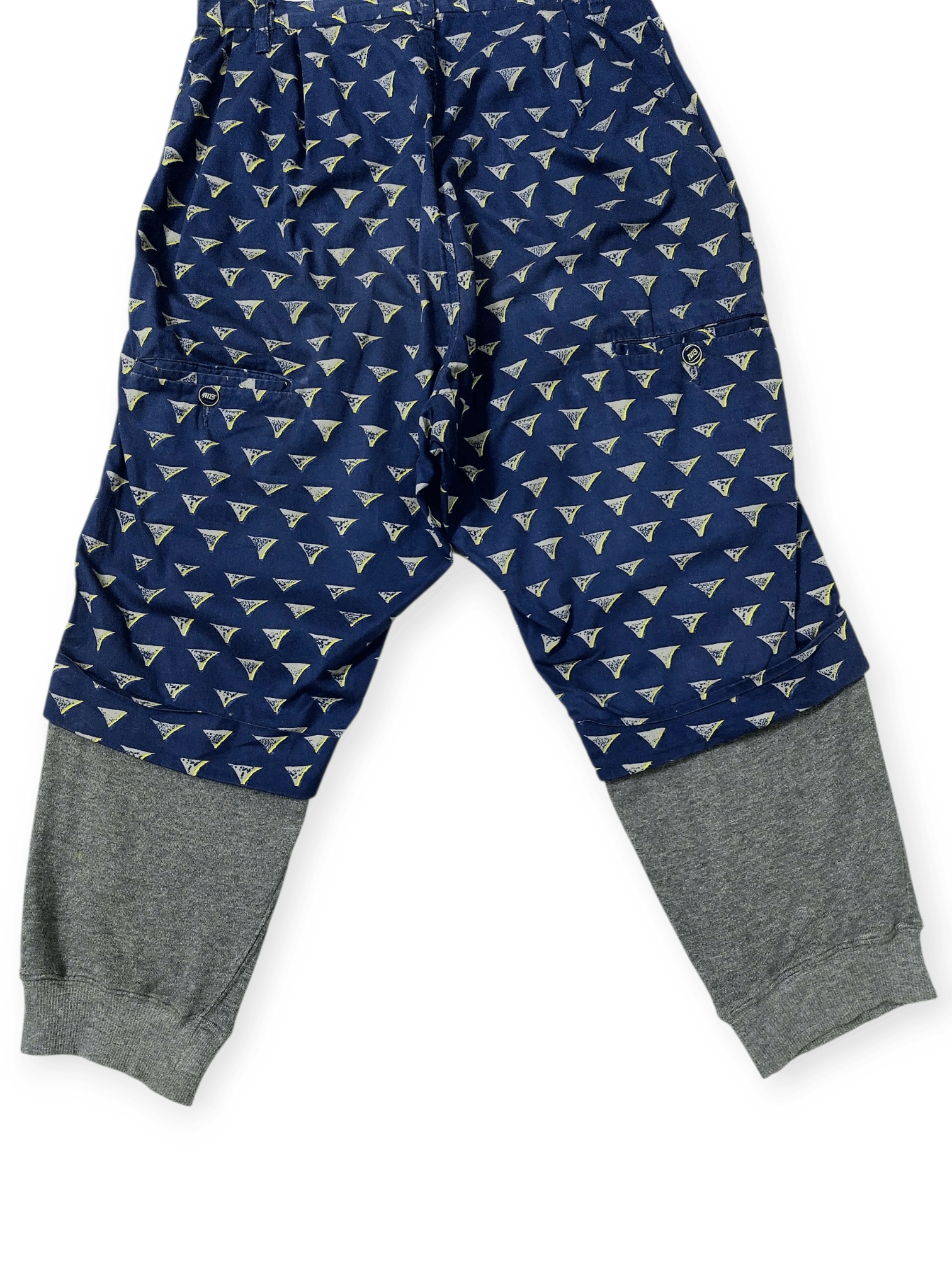 mercibeaucoup Issey Miyake Mercibeaucoup Drop Crotch Printed Pants Size US 29 - 14 Thumbnail