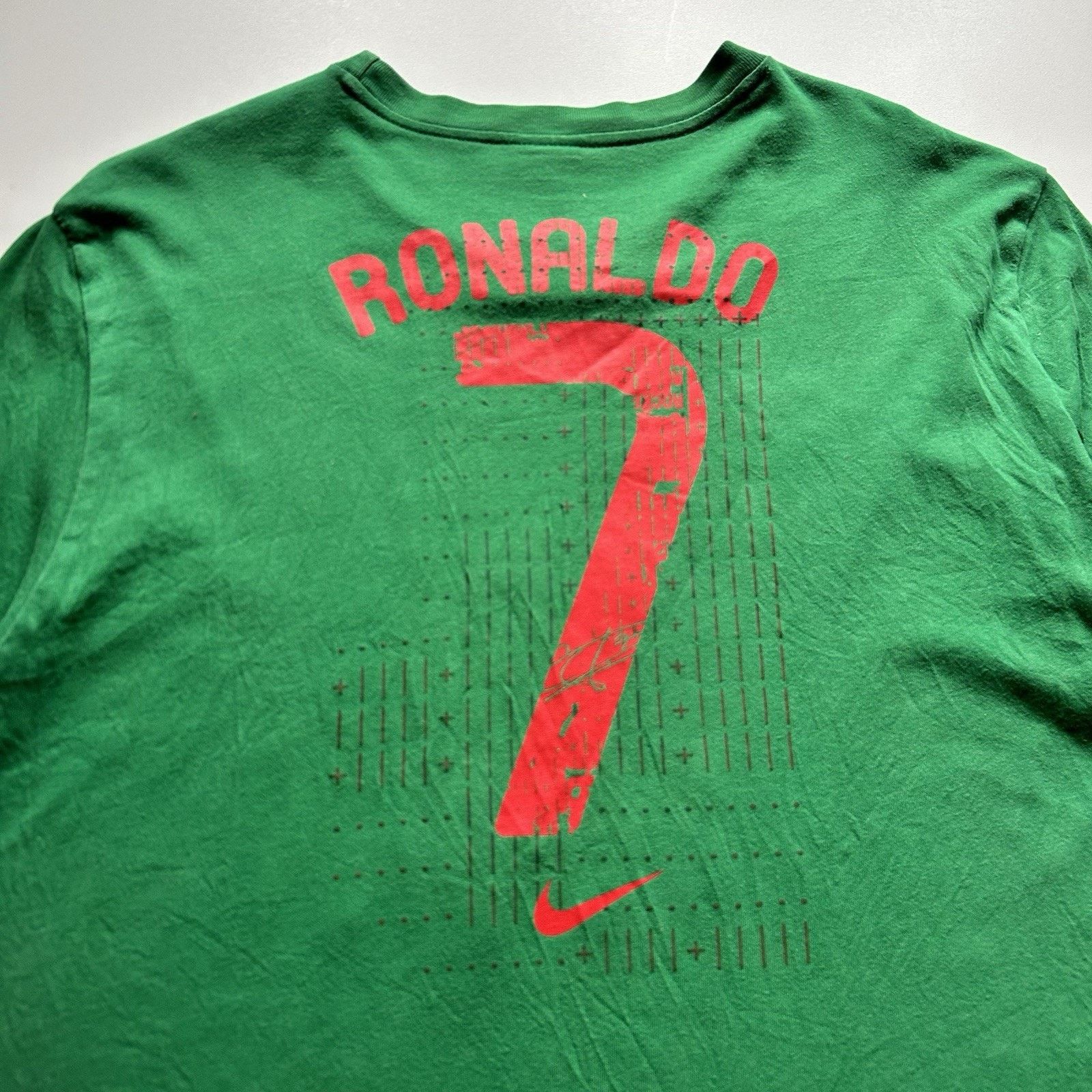 Nike × Vintage Vintage Nike T Shirt XL Portugal Cristiano Ronaldo #7 Rare Size US XL / EU 56 / 4 - 4 Thumbnail
