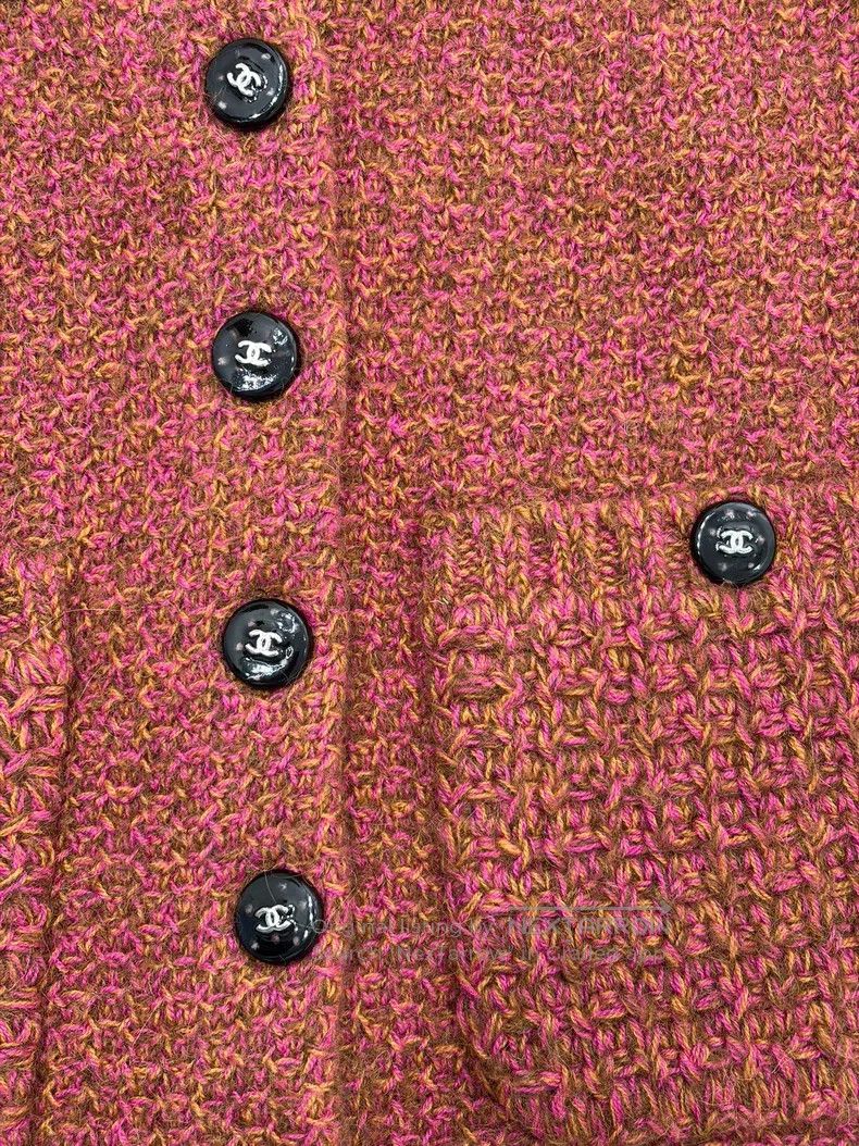 Chanel Chanel Orange cashmere alpaca wool vest Size XS / US 0-2 / IT 36-38 - 3 Thumbnail