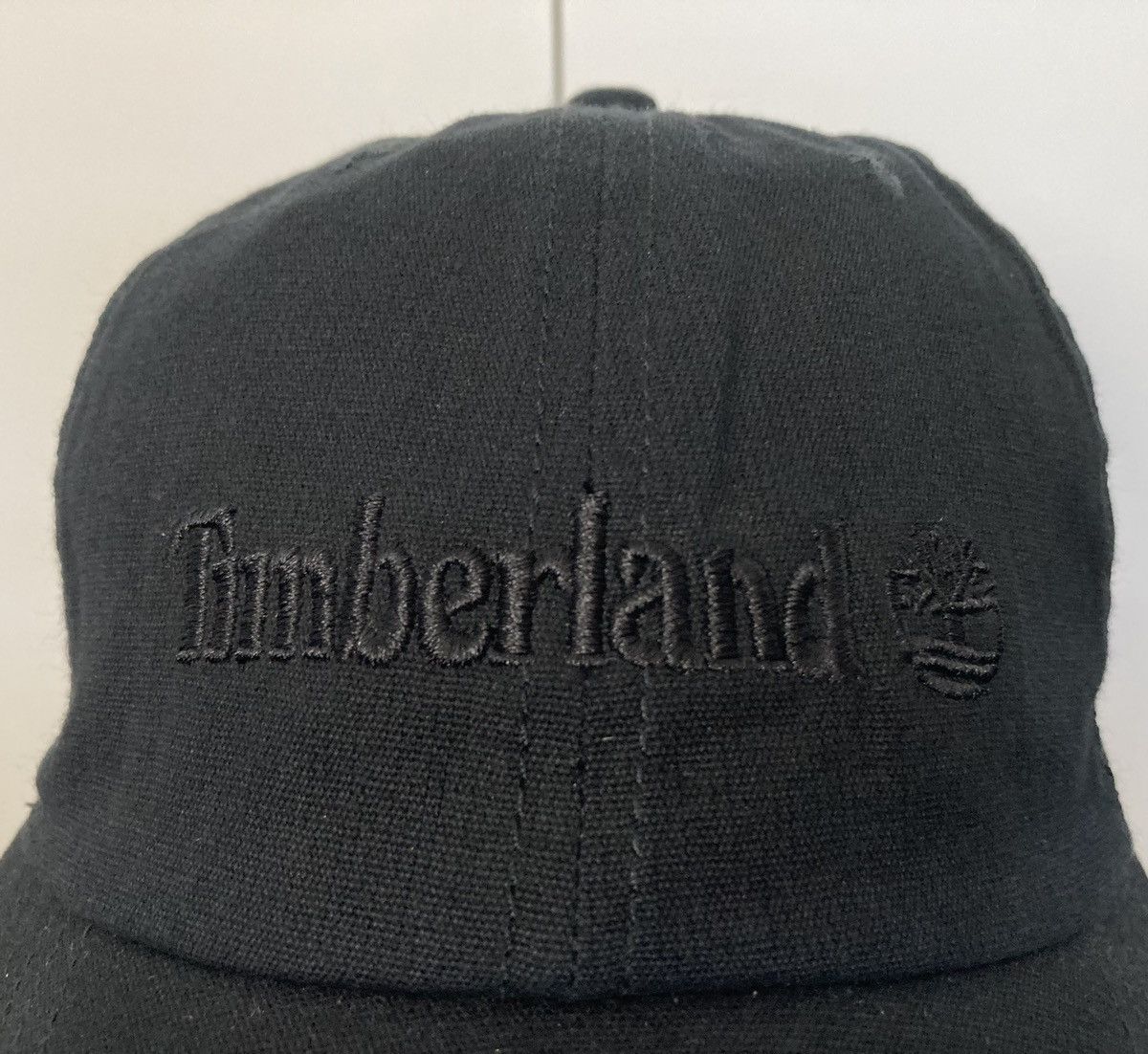 Timberland TIMBERLAND SOLID BLACK SNAPBACK HAT CAP MESH LOGO TRUCKER 🆕 Size ONE SIZE - 3 Thumbnail
