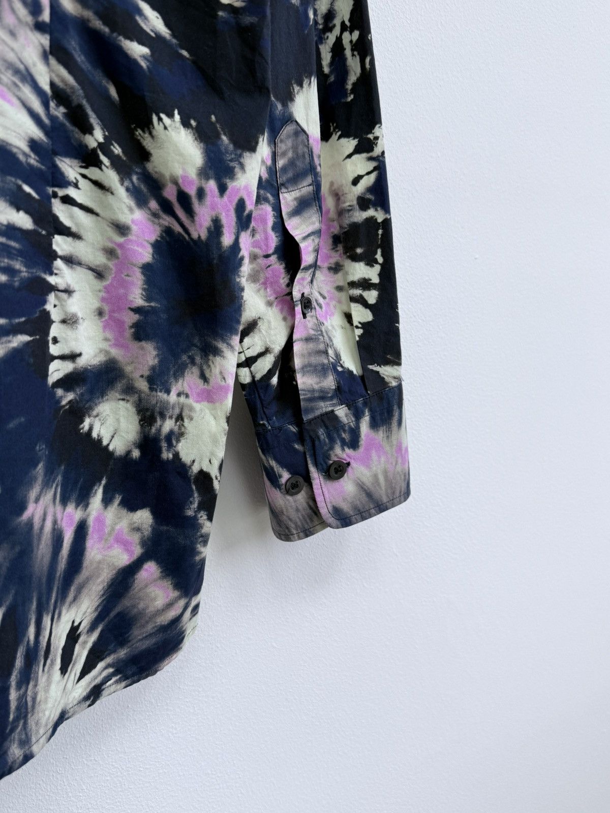 Dries Van Noten Dries Van Noten Tie Dye Button Up Shirt Size US M / EU 48-50 / 2 - 10 Thumbnail