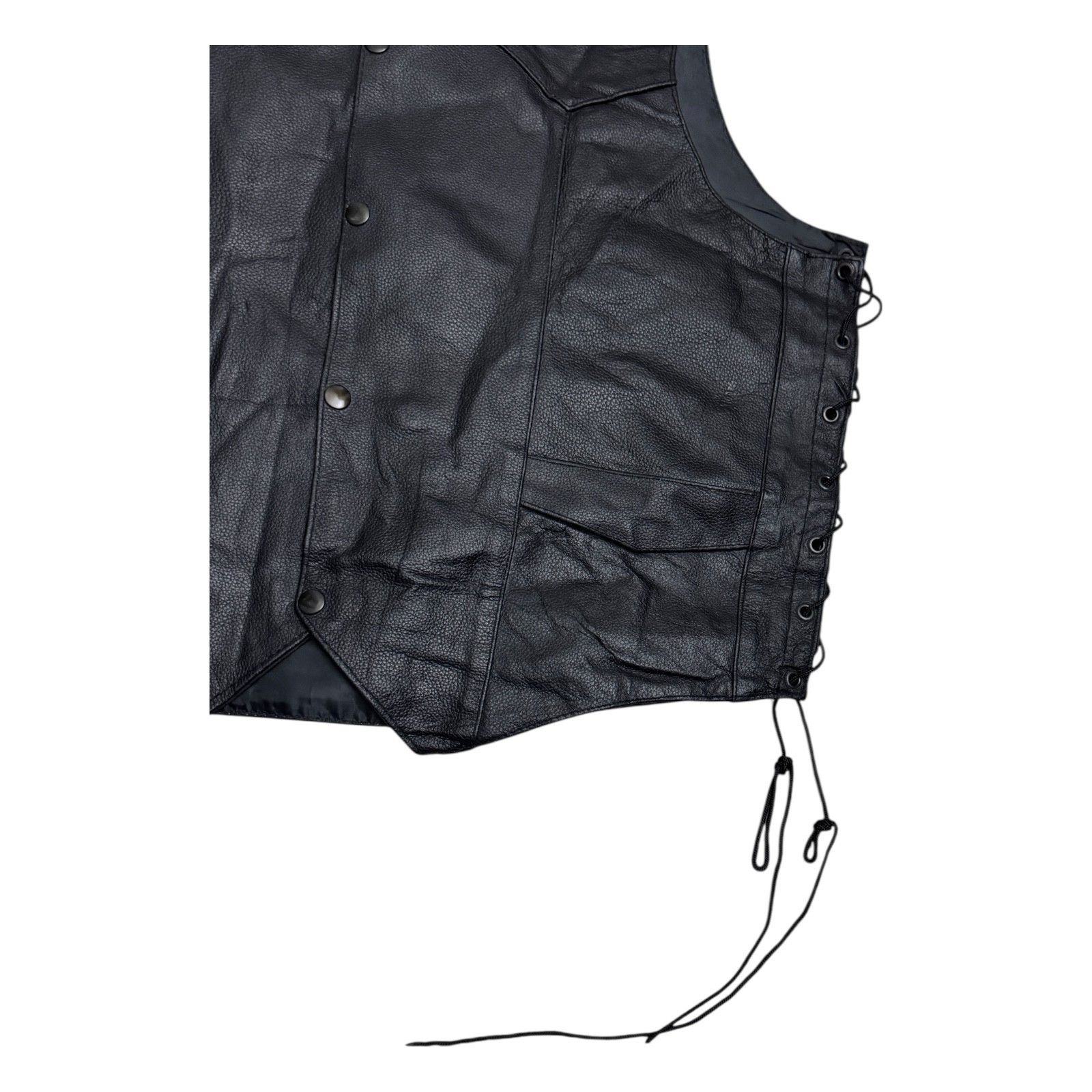 Xelement X-ELEMENT Genuine Leather Eagle Motorcycle Biker Vest 3XL Size US XXL / EU 58 / 5 - 6 Thumbnail