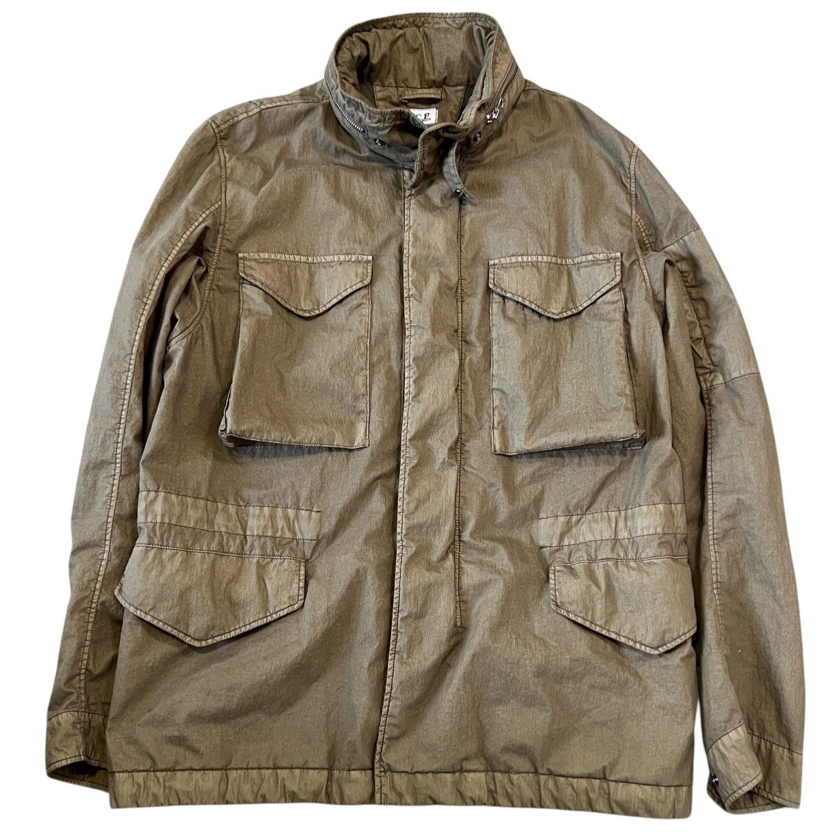 C.P. Company C.P. COMPANY Garment Dyed Multi-Pocket Cargo Jacket - Khaki Size US M / EU 48-50 / 2 - 4 Thumbnail
