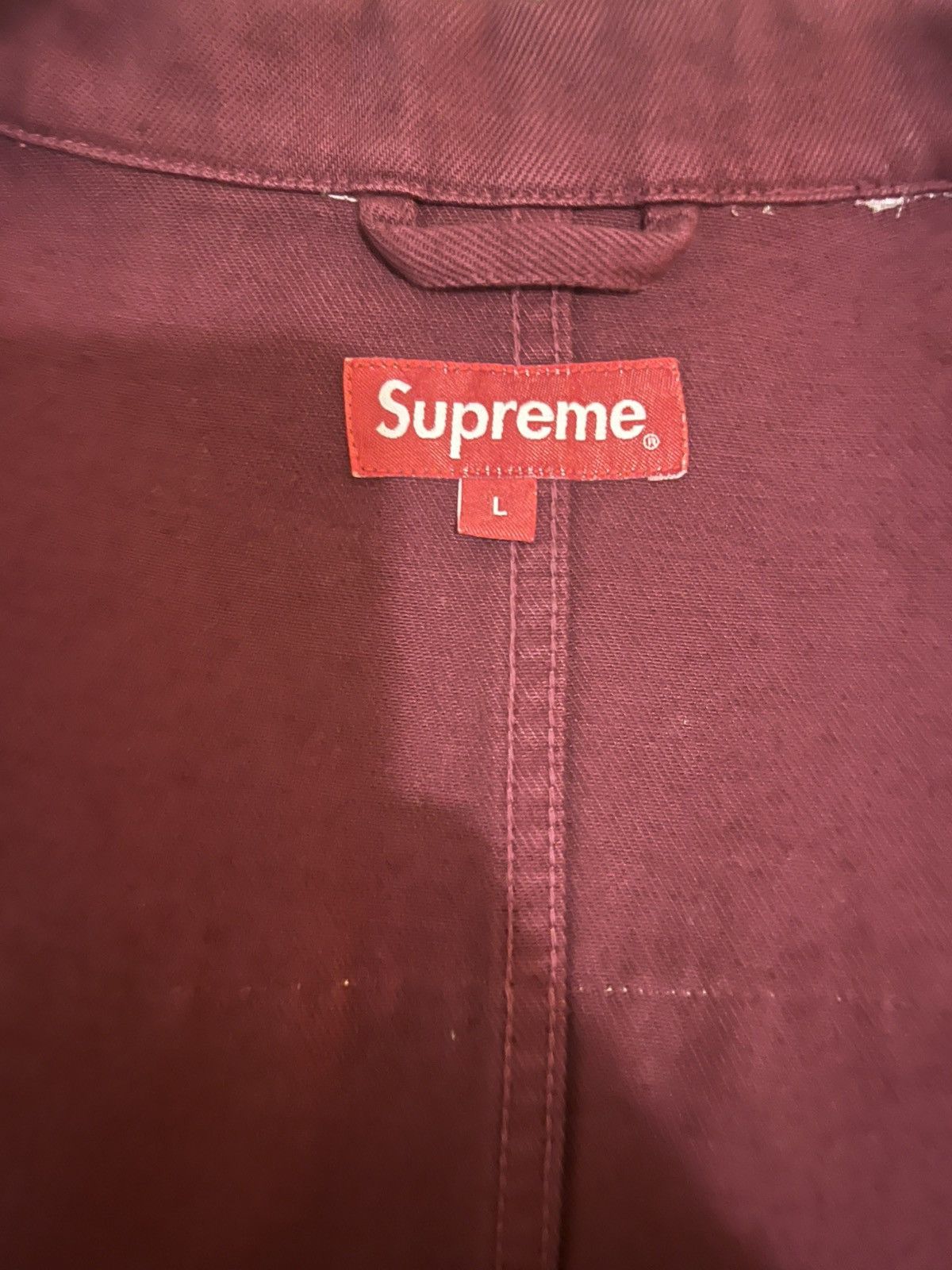 Supreme Supreme NY Tapestry Denim Chore Coat Size US L / EU 52-54 / 3 - 4 Thumbnail