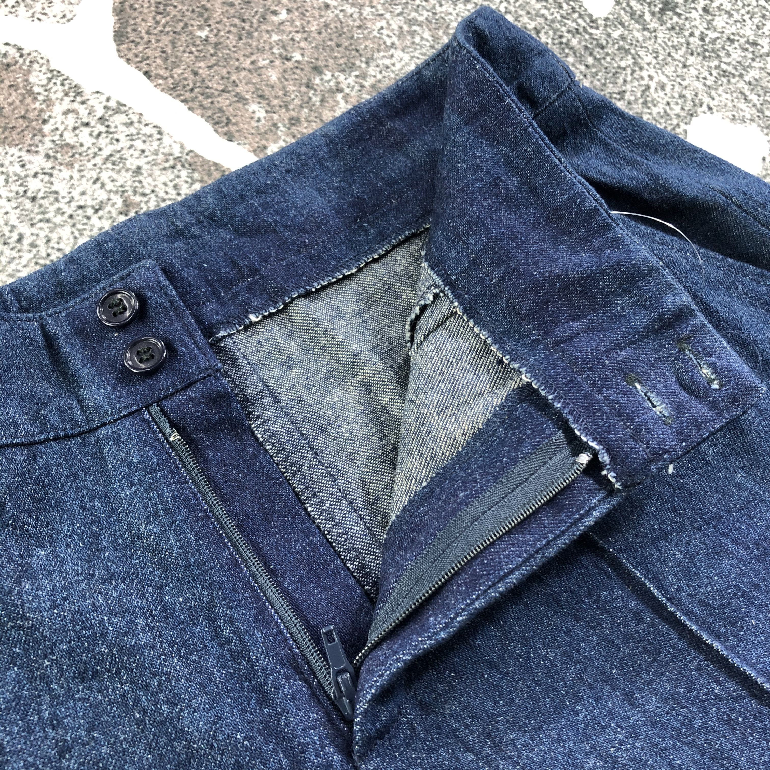 Japanese Brand Japanese Brand Jeans Blue Wash Baggy Flare Denim KJ1636 Size 26" / US 2 / IT 38 - 6 Thumbnail