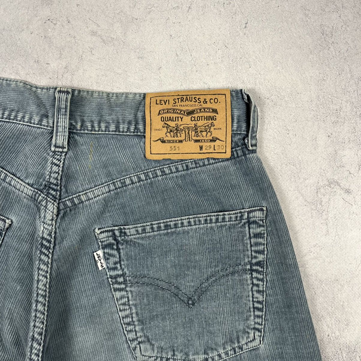 Levi's Vintage Levis 551 velvet white tab corduroy pants 90’s Size US 29 - 3 Thumbnail