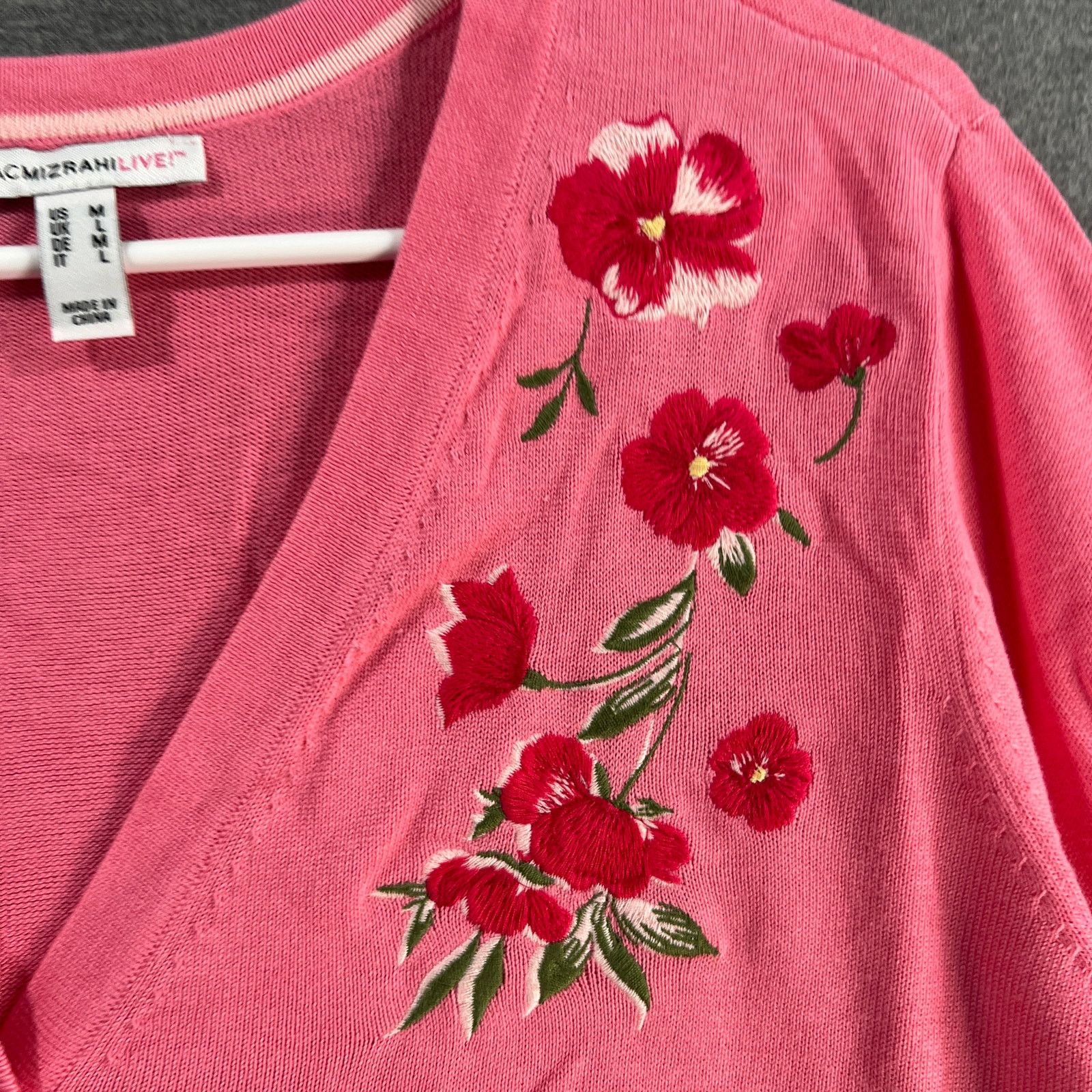 Isaac Mizrahi Isaac Mizrahi LIVE! Button-Front Sweater Cardigan Size M / US 6-8 / IT 42-44 - 4 Thumbnail