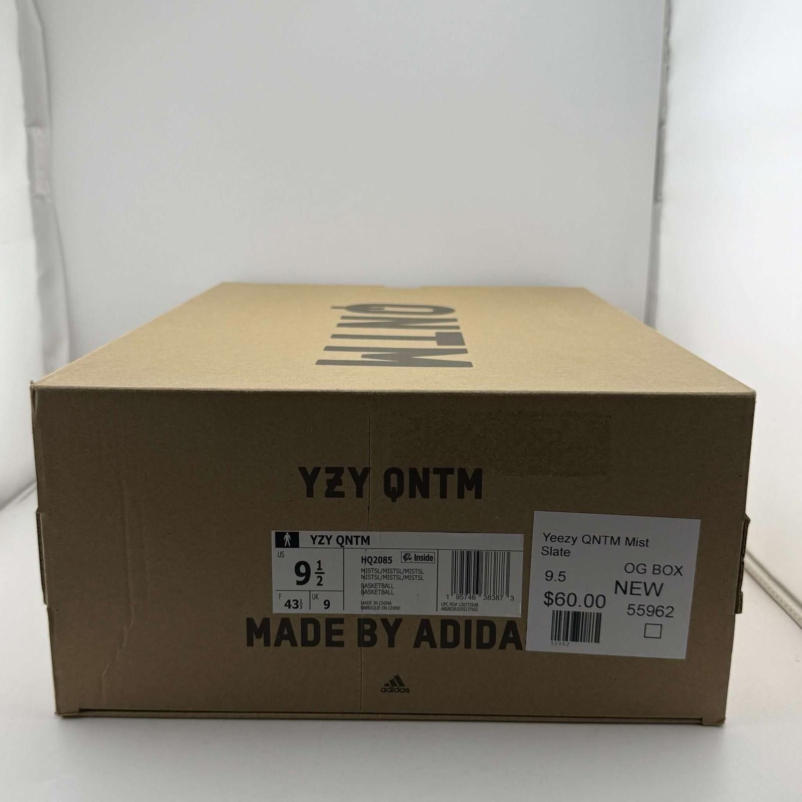 Adidas Yeezy QNTM Mist Slate US 9.5 New with Box HQ2085 Size US 9.5 / EU 42-43 - 7 Thumbnail