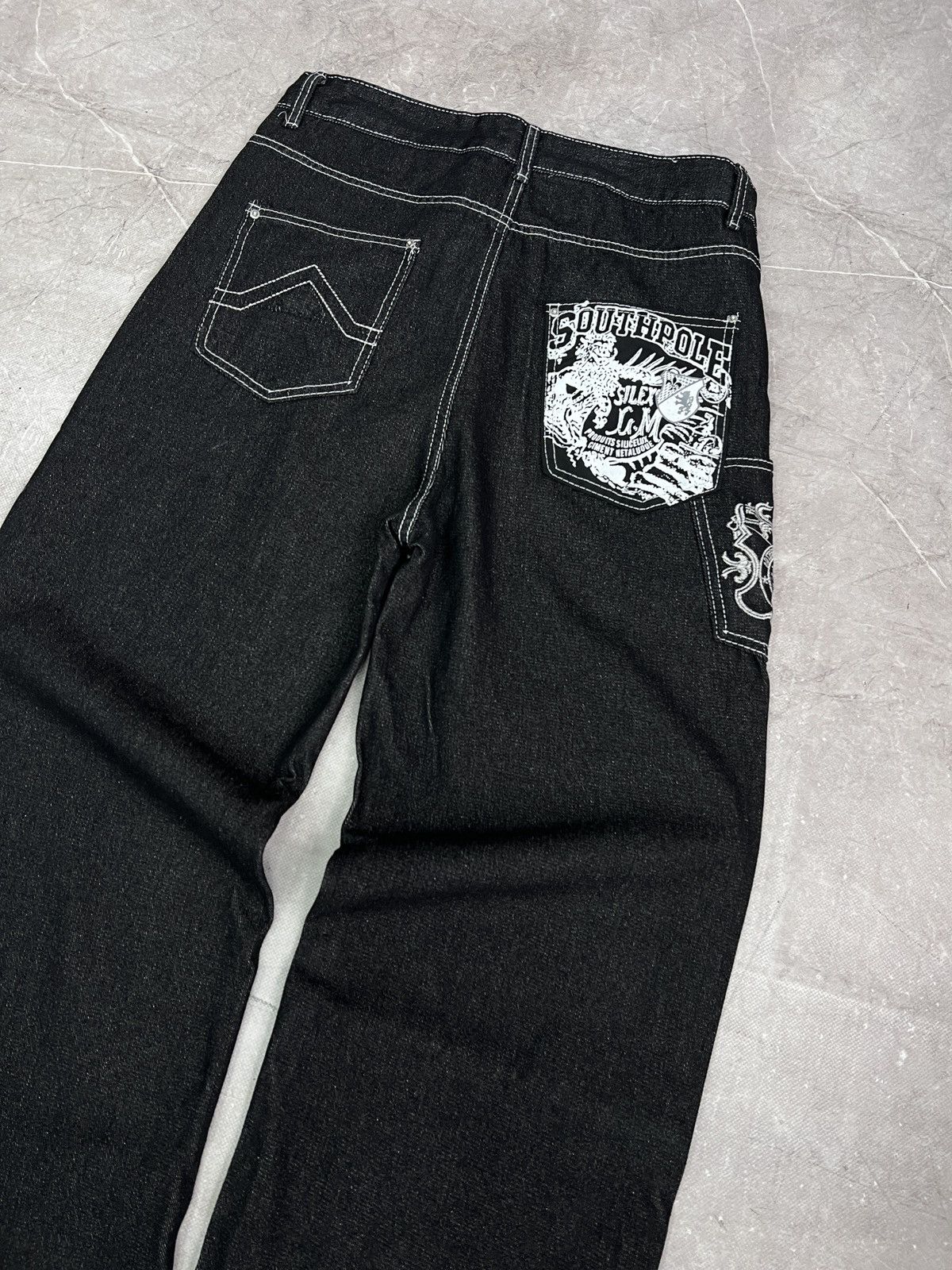 Coogi South pole hype baggy Denim Skater Jeans Wide leg y2k style Size US 32 / EU 48 - 9 Thumbnail