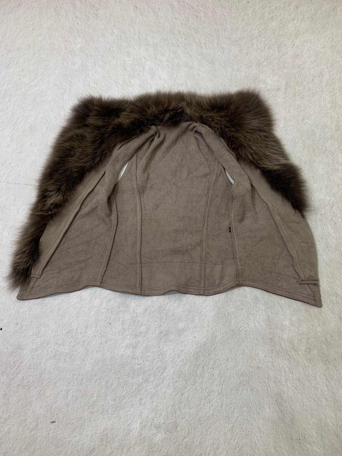 Le Grande Bleu (L.G.B.) 2000s Japanese Brown Suede Fur Trim Vest Shearling Ifsix y2k Size S / US 4 / IT 40 - 7 Thumbnail