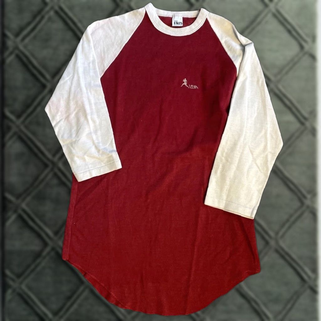 Vintage VINTAGE Santana 1989 Musical Marathon Classic Rock Raglan T-Shirt L Red Unisex Adults Mens Womens (adjusted to fit) Size US L / EU 52-54 / 3 - 1 Thumbnail