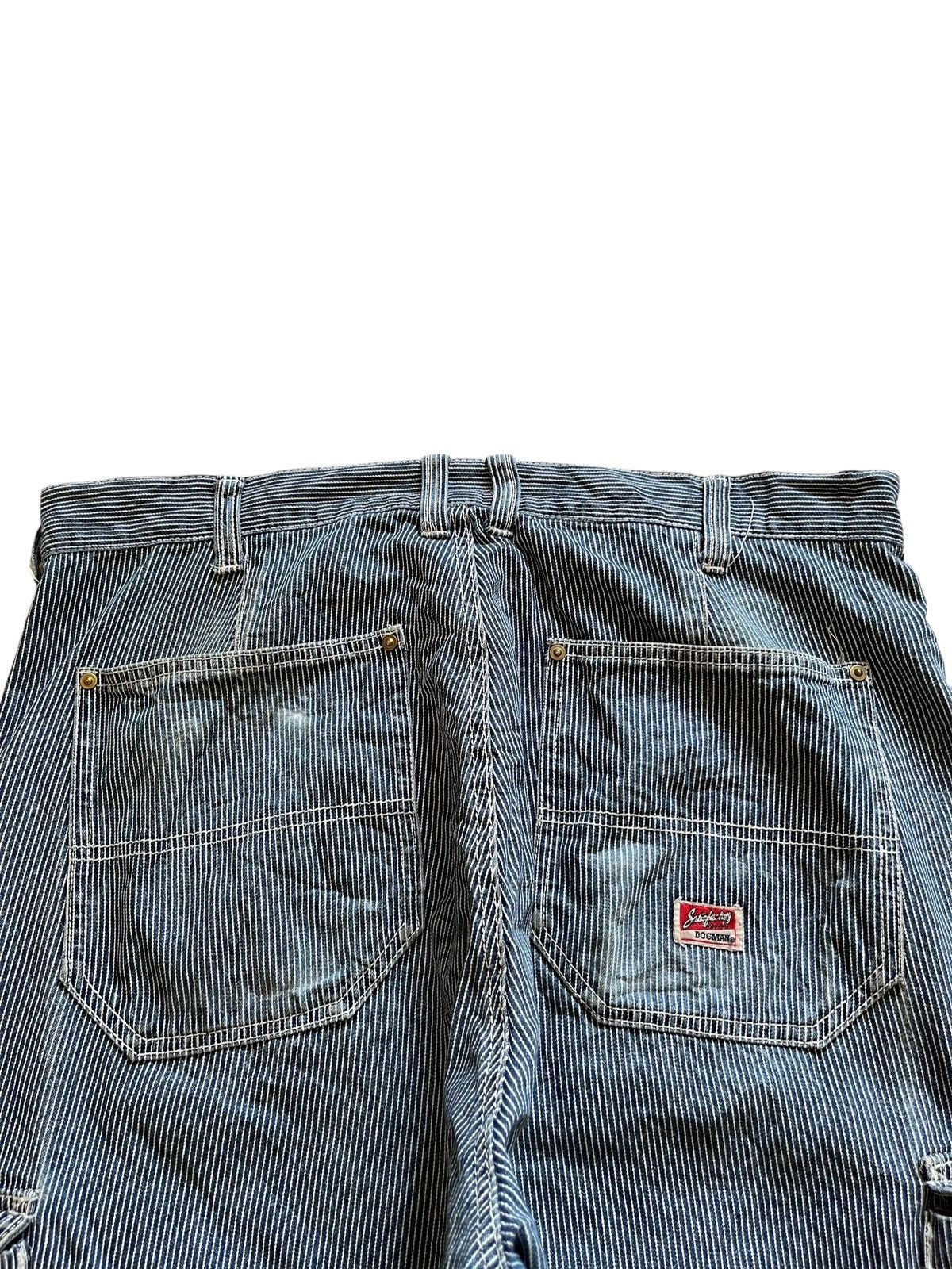 Japanese Brand Vintage Japanese Brand Hickory Style Baggy Cargo Jeans Size US 35 - 8 Thumbnail