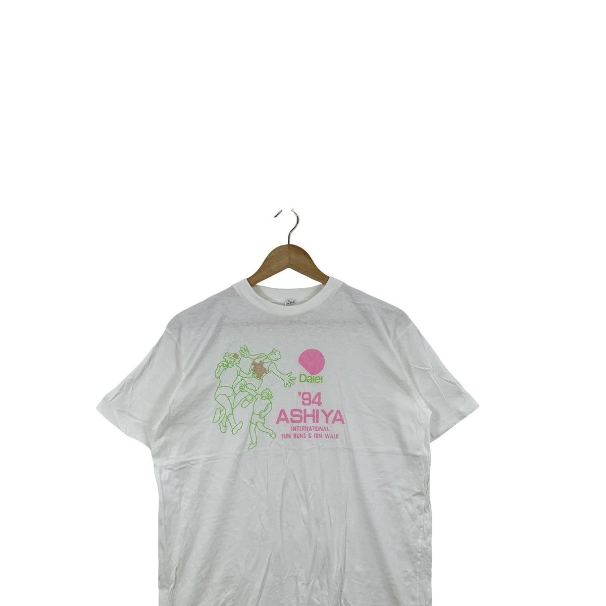 Vintage Vintage 1994 DAIEI ASHIYA JAPAN Promo Ads Exhibition Tee Size L / US 10 / IT 46 - 2 Thumbnail