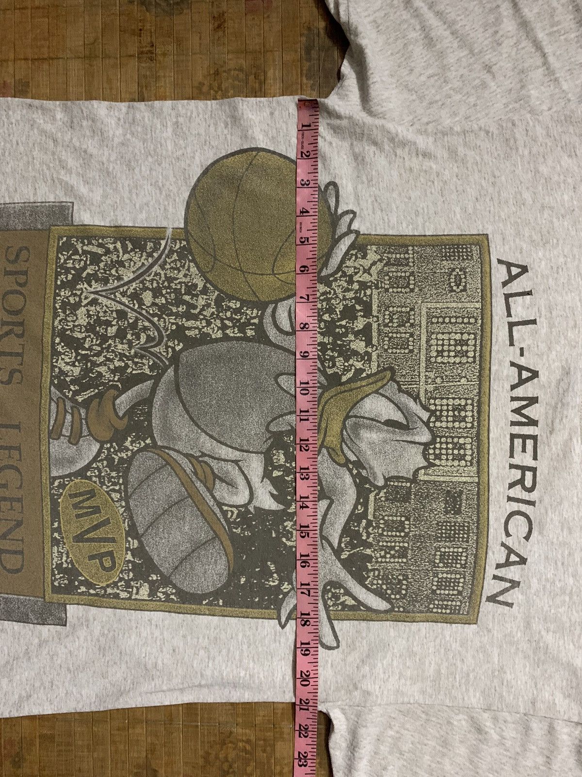 Cartoon Network × Mickey Unlimited × Vintage Vintage 90’s Donald All American Legend T Shirt Size US L / EU 52-54 / 3 - 19 Thumbnail