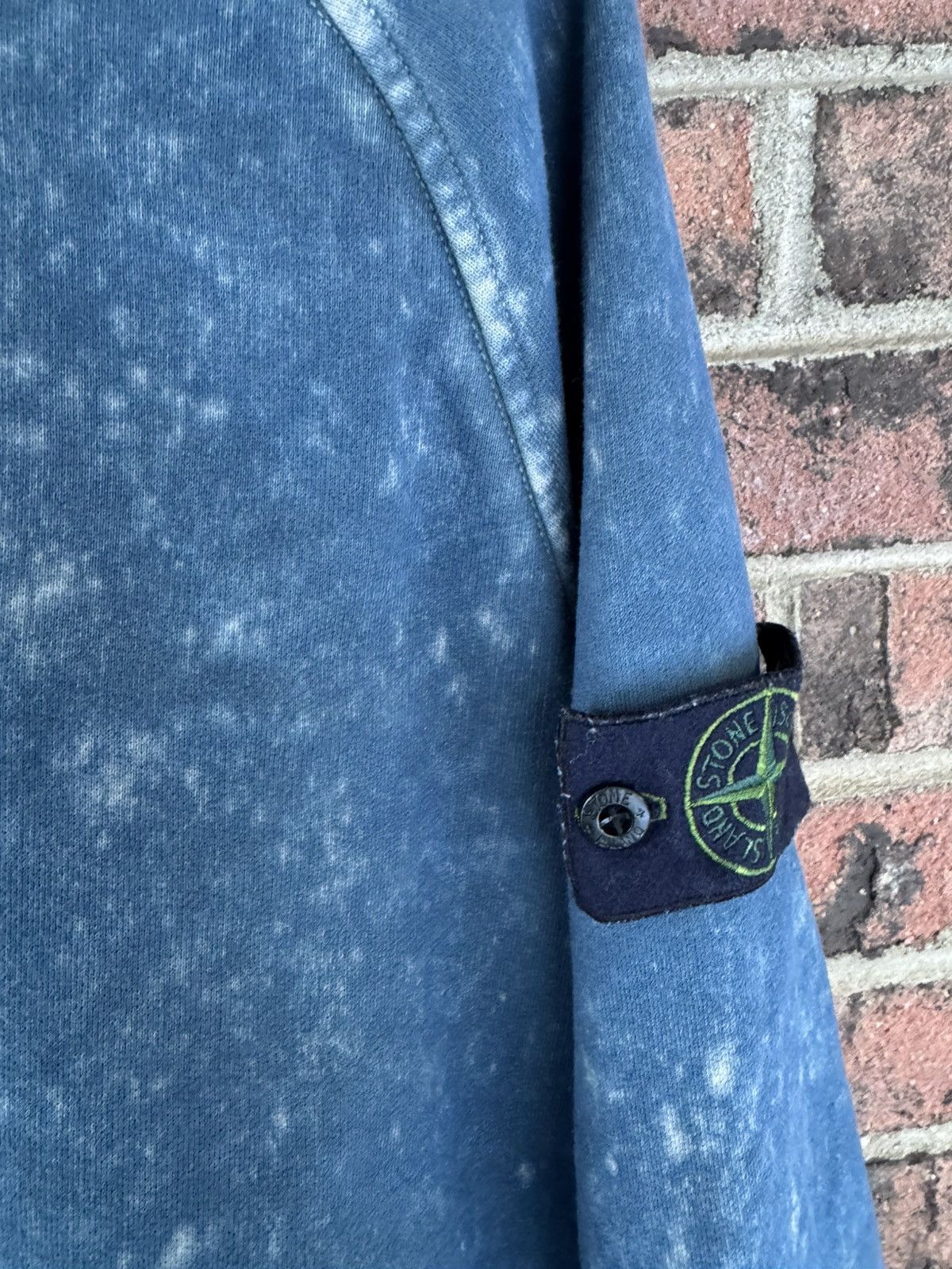 Stone Island Stone Island off dye blue-green hoodie Size US L / EU 52-54 / 3 - 3 Thumbnail