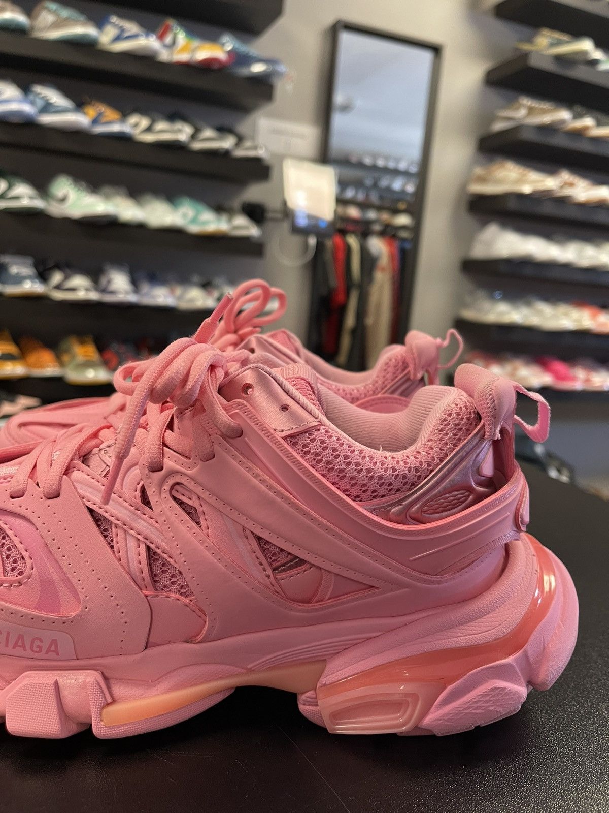 Balenciaga Size 6 - Balenciaga Track Trainer Pink Size US 6 / IT 36 - 5 Thumbnail