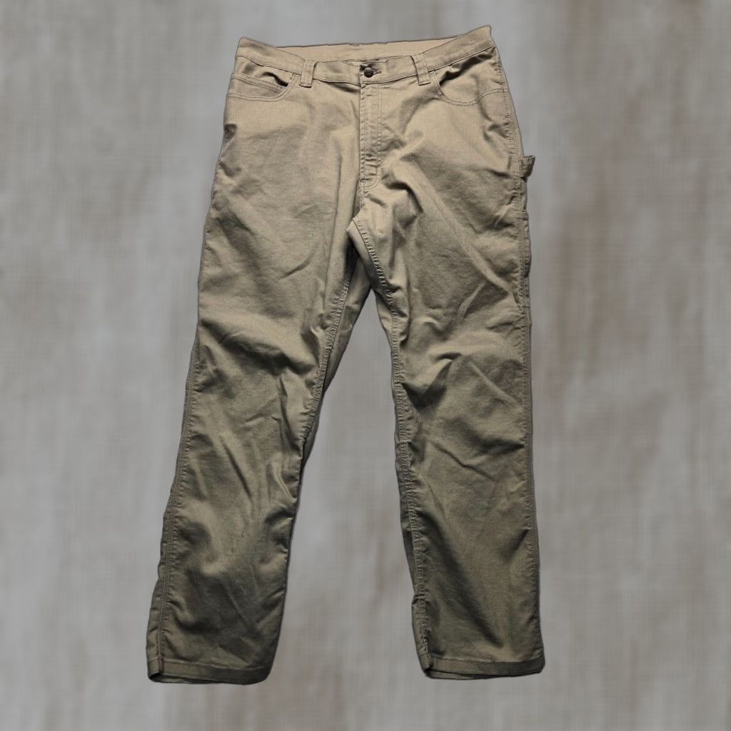 J Brand VINTAGE RK Brand Carpenter Pants Workwear 36x30 Tan Canvas Straight Leg Mens Size US 36 / EU 52 - 1 Thumbnail