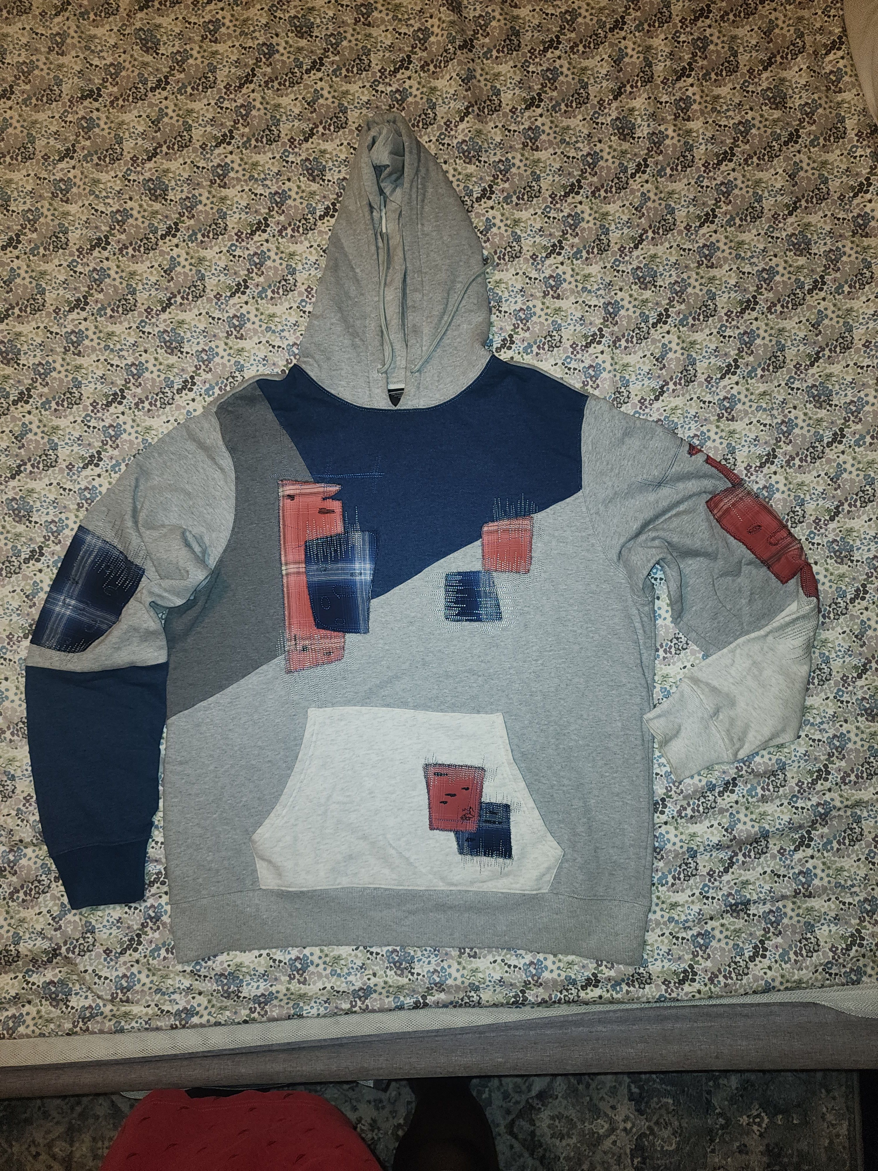 Prps Prps Men's Patchwork Hoodie XXL Size US XXL / EU 58 / 5 - 1 Thumbnail