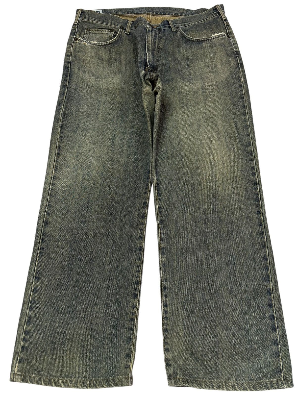 Edwin Vtg Edwin Japan 404 Distressed Jeans Size US 36 / EU 52 - 1 Thumbnail