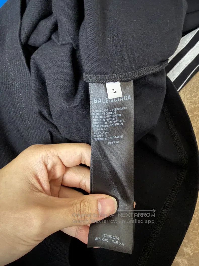Balenciaga Balenciaga Black Adidas collaboration short-sleeve Size US S / EU 44-46 / 1 - 6 Thumbnail