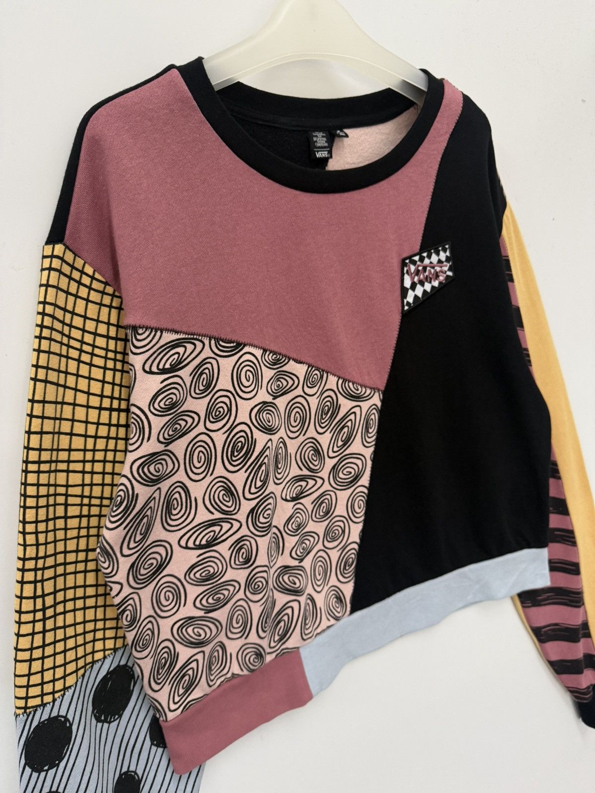 Disney × Vans 🔥 Vans SK8 Nightmare Christmas Panel Patch Sweatshirt - M Size M / US 6-8 / IT 42-44 - 4 Thumbnail