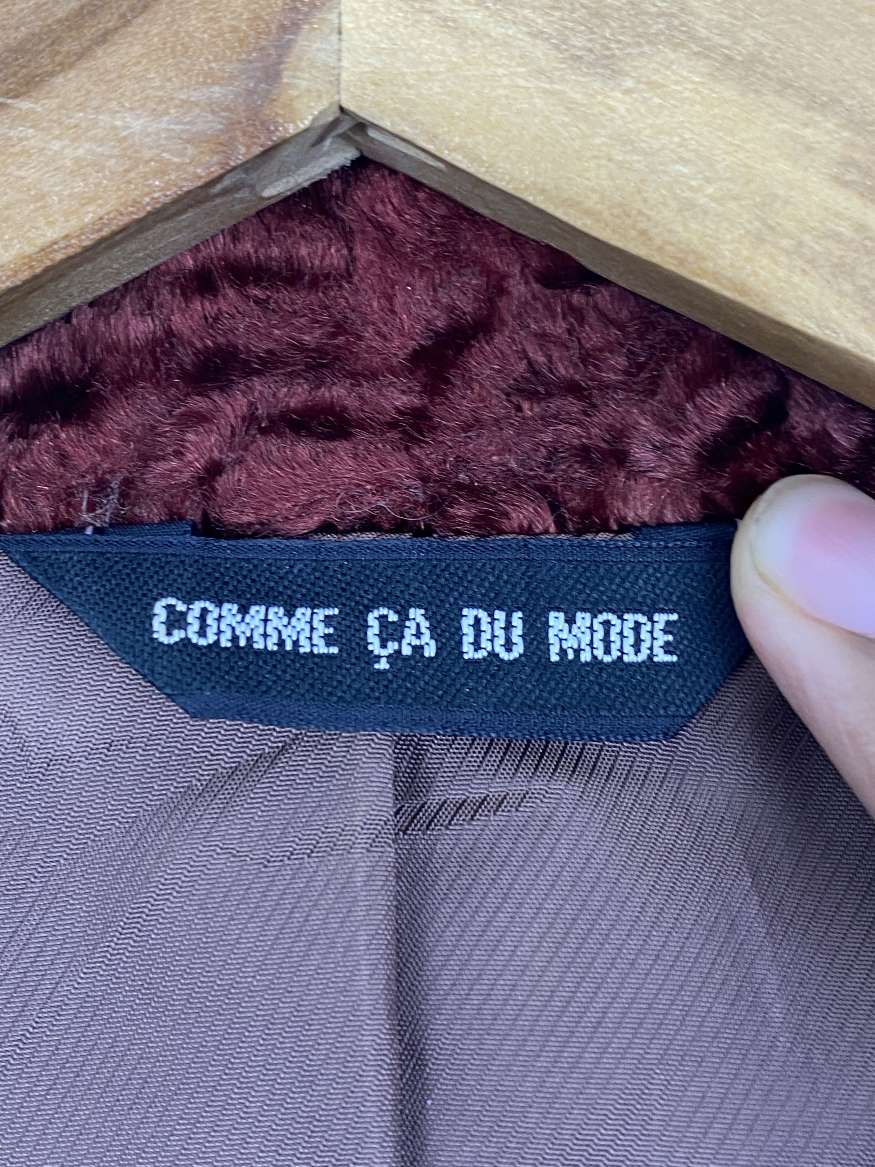 Japanese Brand × Vintage Vintage Comme Ca Du Mode Wool Peacoat Jacket Size US XXS / EU 40 - 6 Thumbnail
