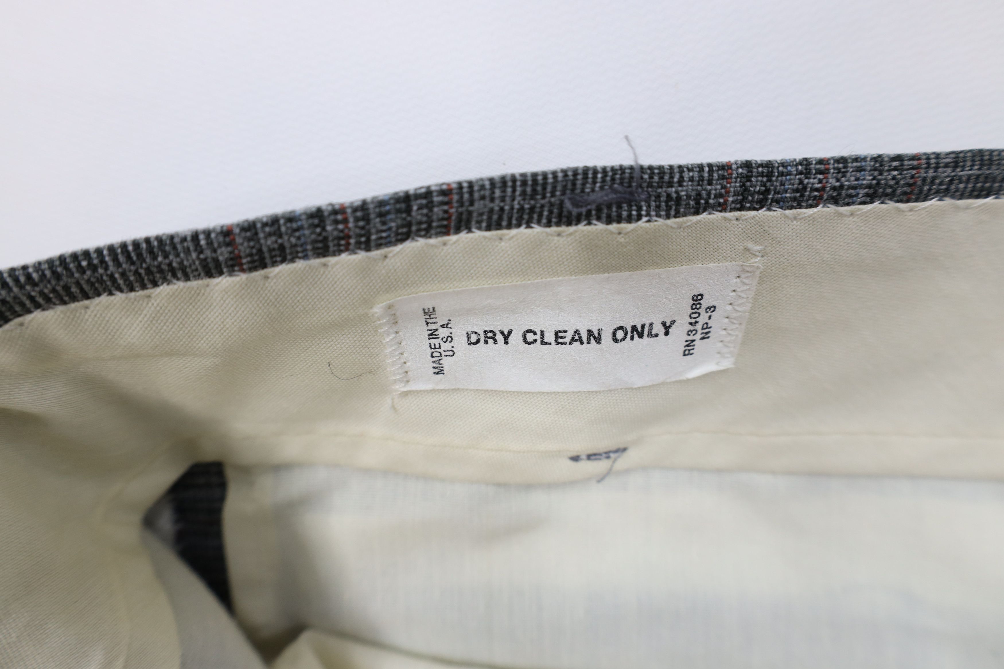 Vintage Vintage 70s Wide Leg Chino Pants Houndstooth Plaid USA Size US 42 / EU 58 - 7 Thumbnail