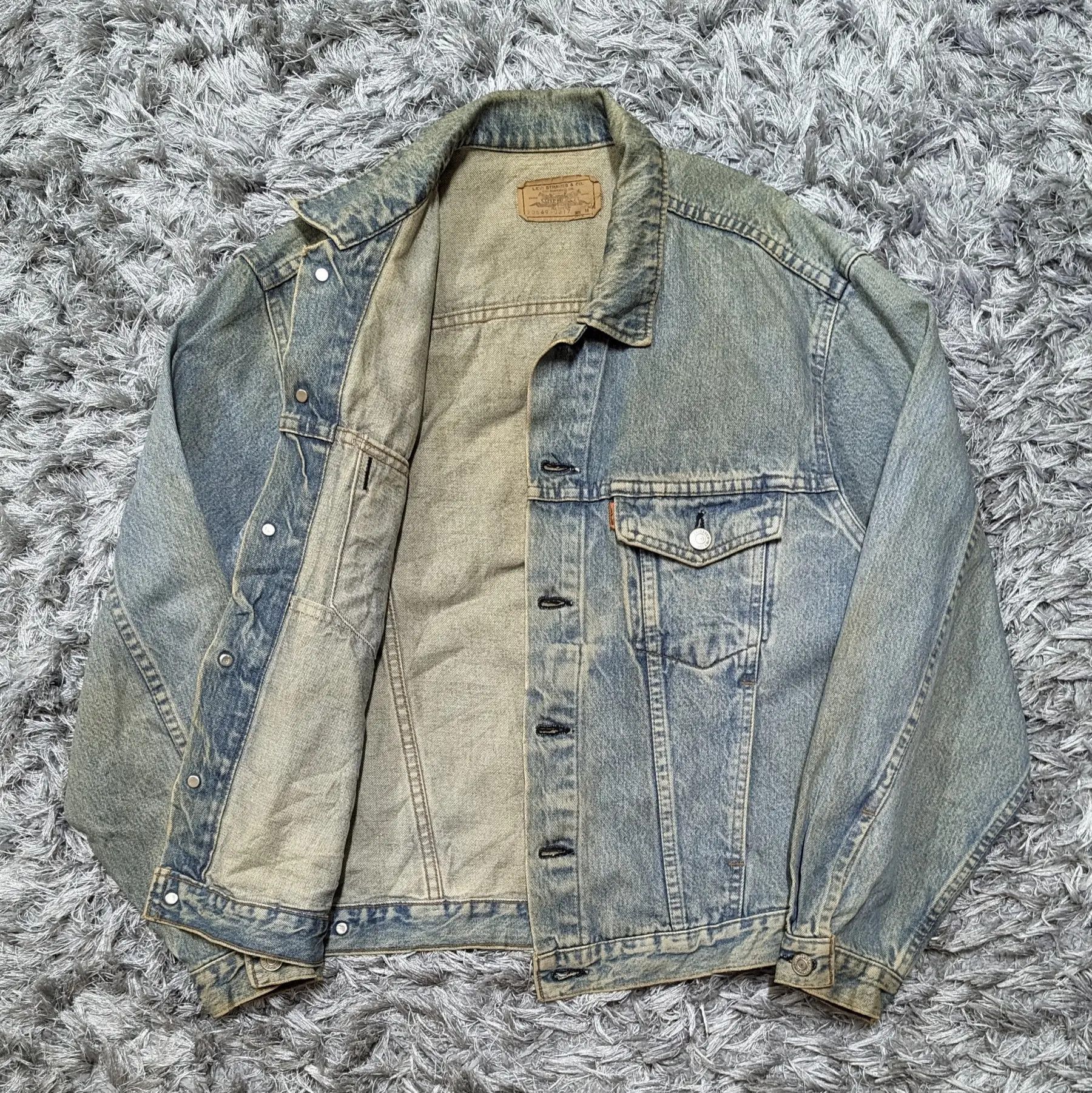 Levi's Vintage Clothing Vintage 80s Levi's Orange Tab Denim Trucker Jacket Denims Size US L / EU 52-54 / 3 - 2 Thumbnail