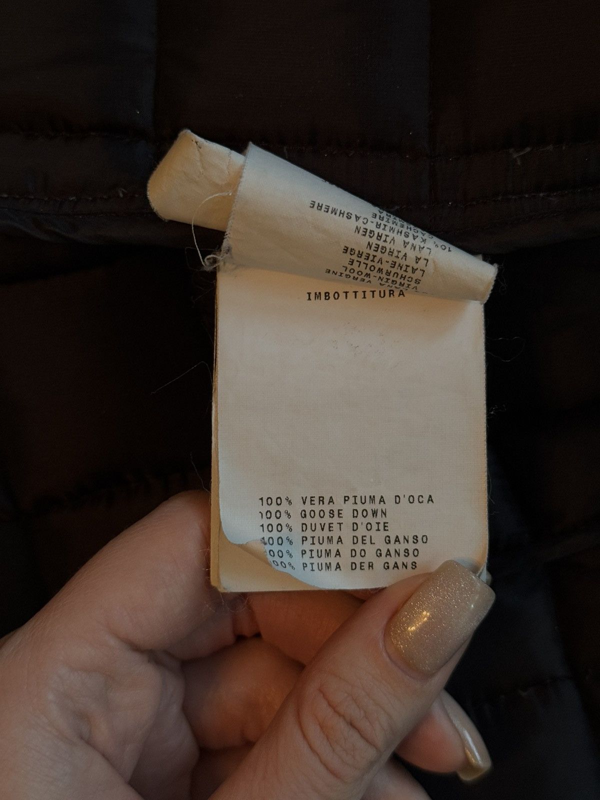 Armani × Emporio Armani Emporio Armani down puffer wool jacket Size M / US 6-8 / IT 42-44 - 8 Thumbnail