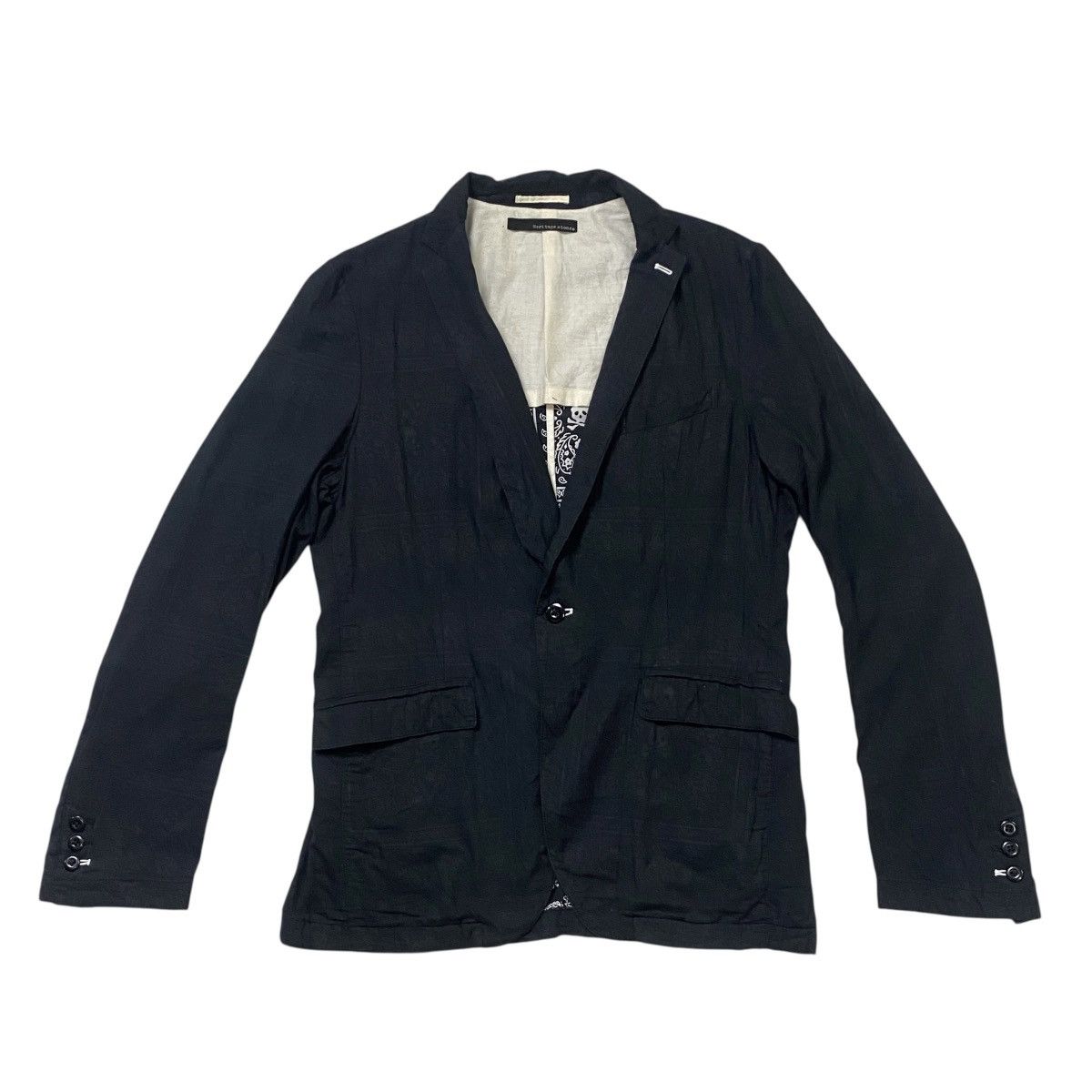 Skull Jeans by an Alchemist Skull bandana monogram blazer coat Size US M / EU 48-50 / 2 - 1 Thumbnail