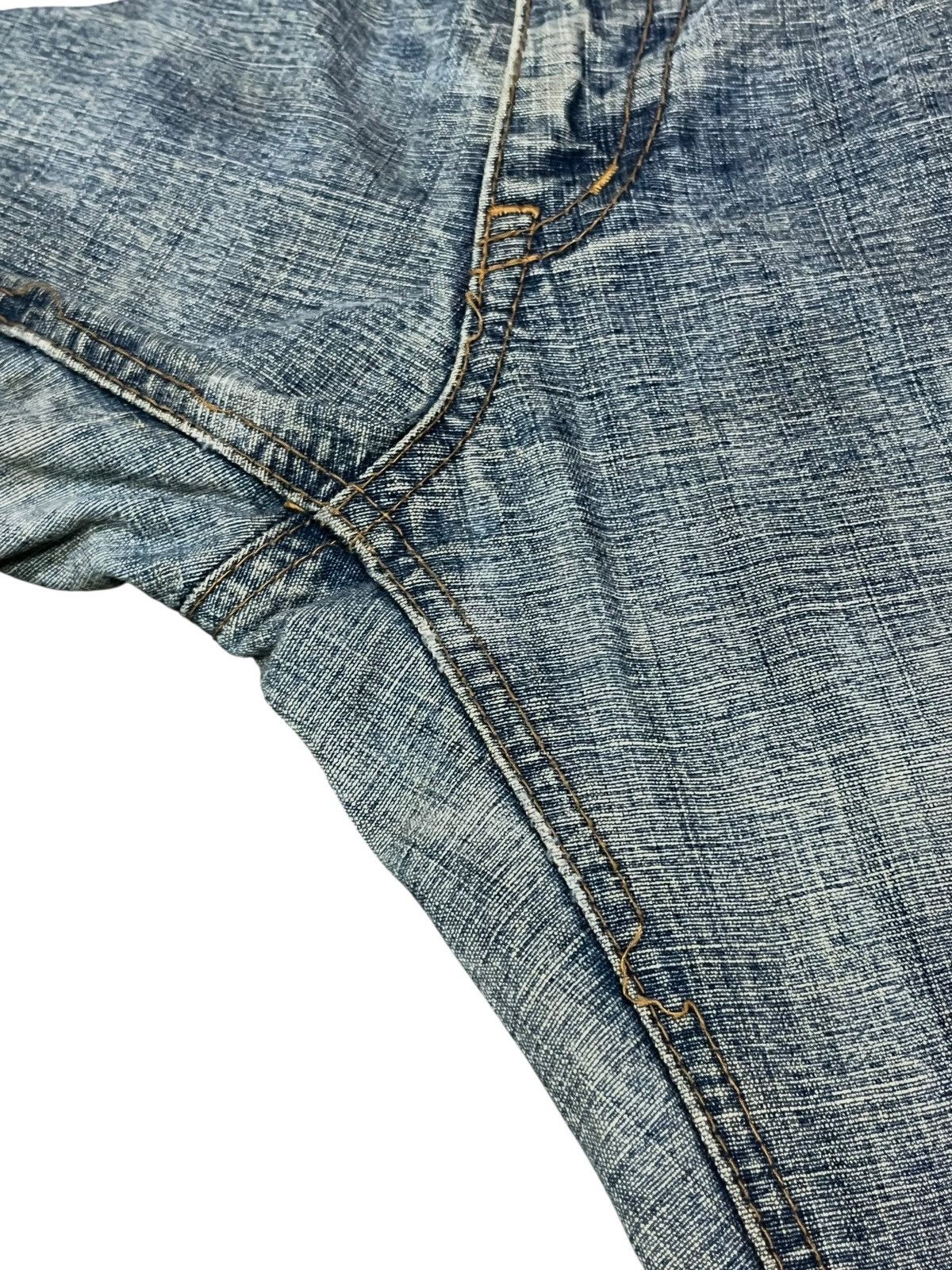 Morgan Homme Vintage Morgan Homme Japan Hybrid Mudwash Double Waist Jeans Size US 30 / EU 46 - 5 Thumbnail