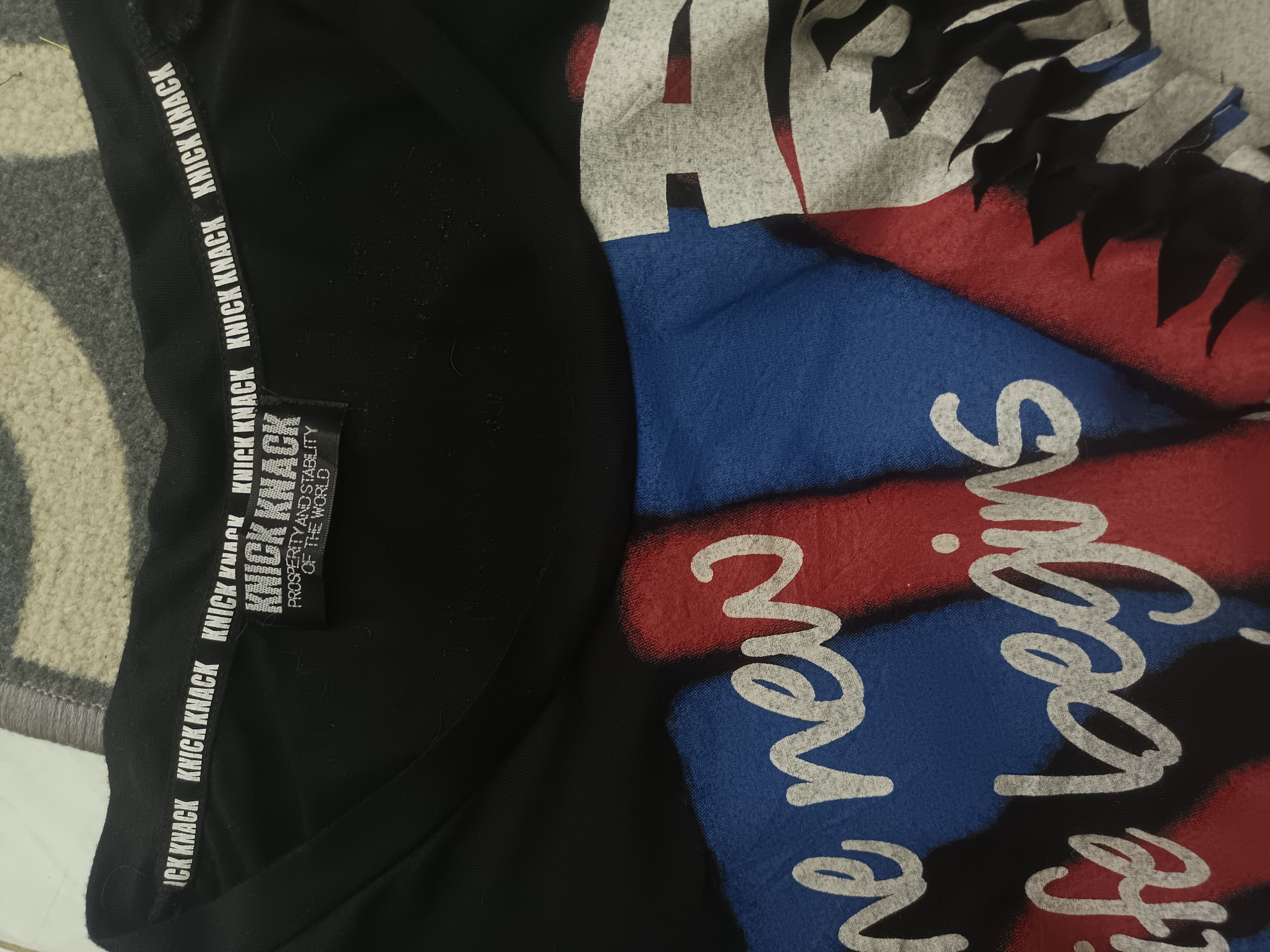 Japanese Brand Knick Knack Distressed Grunge Punk long Sleeve Tshirt Size US M / EU 48-50 / 2 - 9 Thumbnail