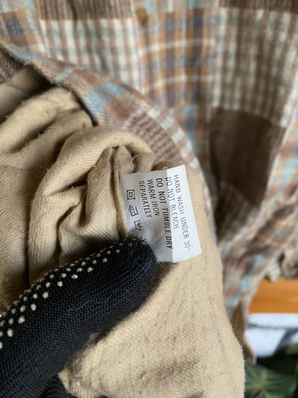 Valentino Vintage Valentino Jeans Patchwork Multi Check Overshirt Size US M / EU 48-50 / 2 - 19 Thumbnail