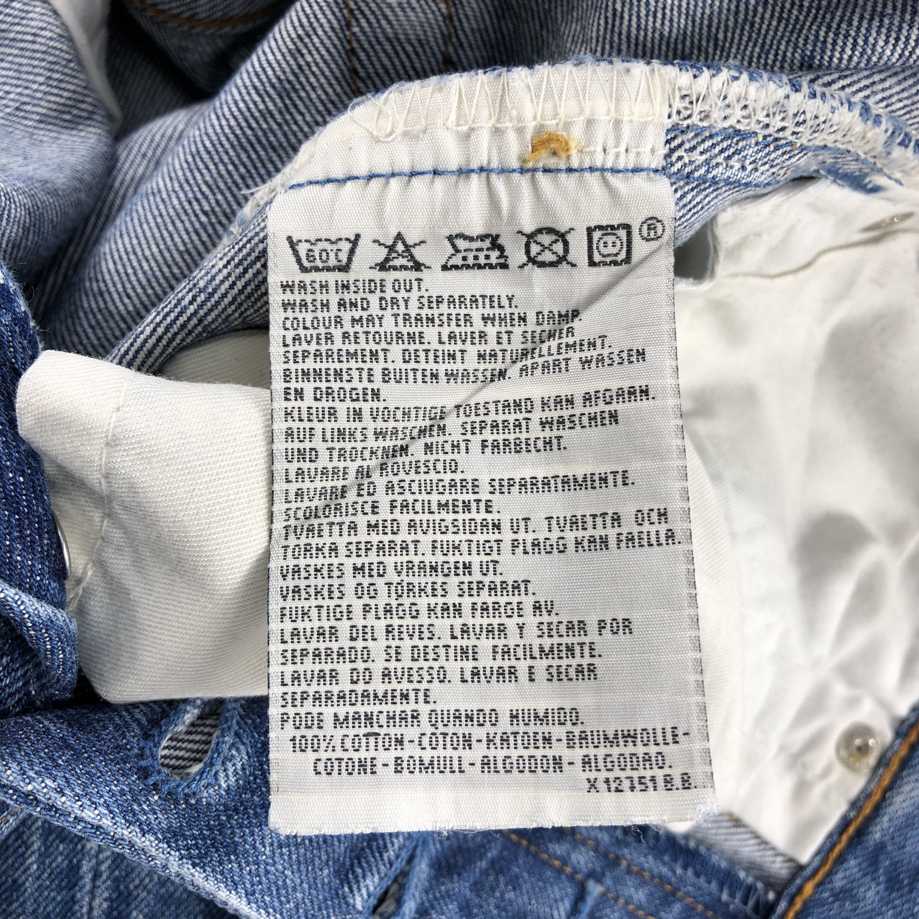 Levi's Vintage Levi's 501 Jeans Faded Blue Denim KJ373 Size US 29 - 9 Thumbnail