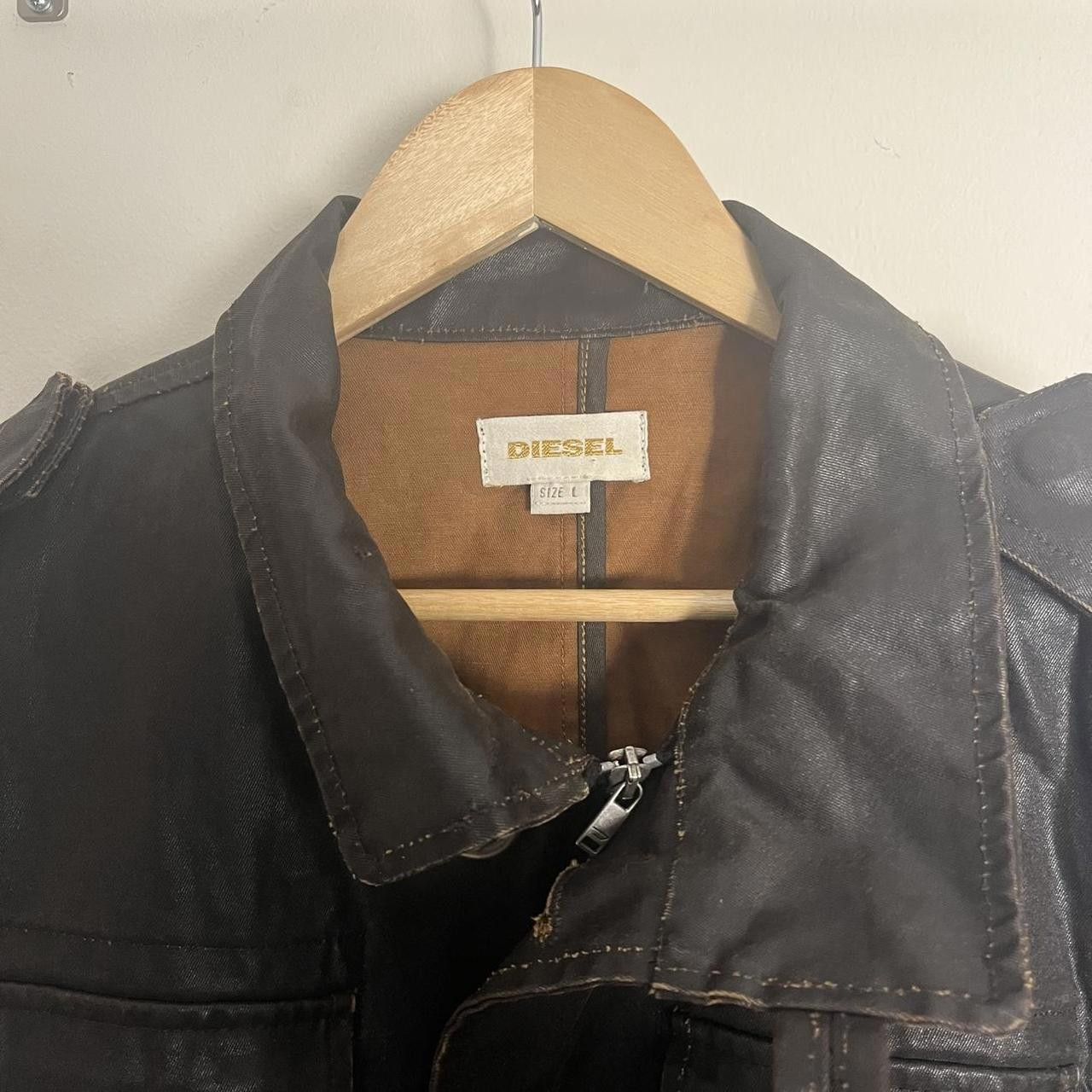 Diesel VINTAGE Diesel - Brown - Waxed Cotton Military - Size L Size US L / EU 52-54 / 3 - 3 Thumbnail